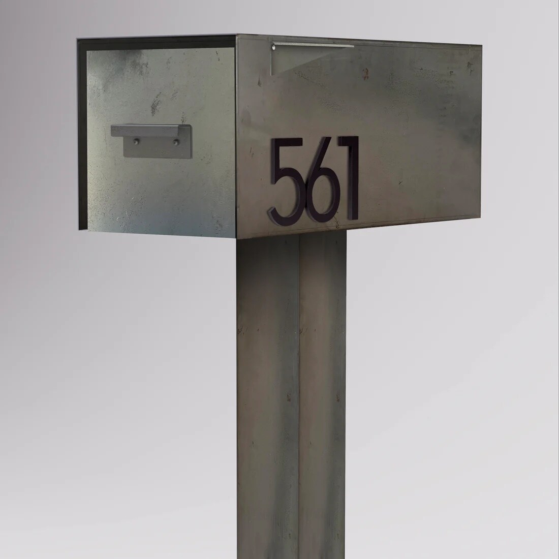 Post & Porch L-MALONE-CORTEN Mailbox-Posts - View #7