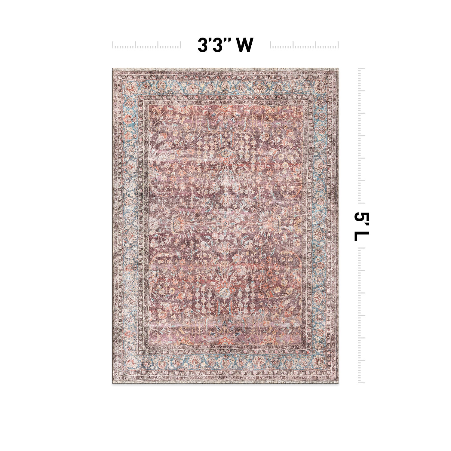 World Rug Gallery 6035MULTI3X5 rugs - View #6