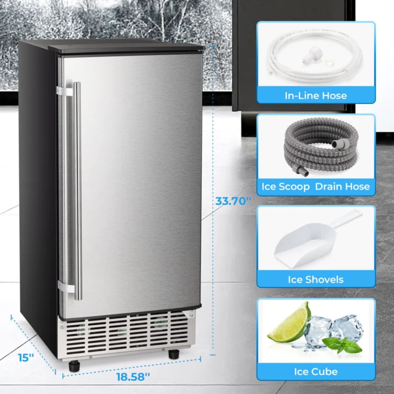 Antarctic Star Z5836 Commercial-Ice-Makers - View #6