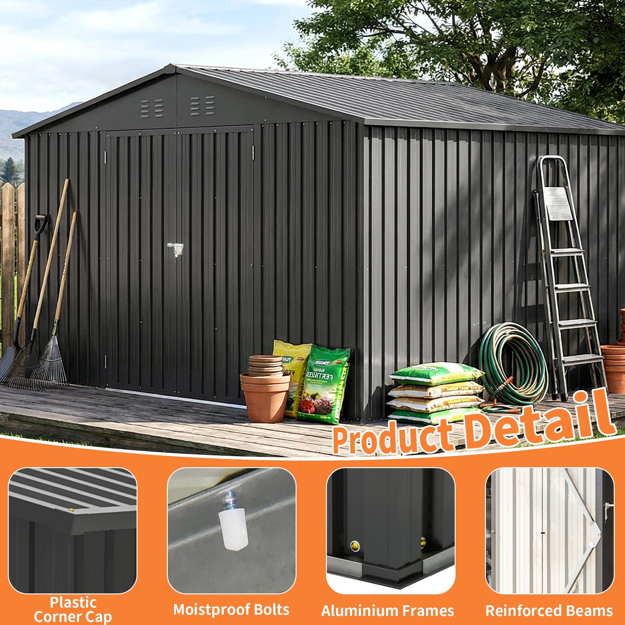ToolCat LS1-121-HW Metal-Storage-Buildings-Sheds - View #6