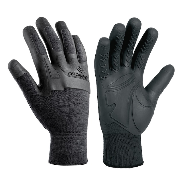 Mad Grip Unisex Pro Palm Knuckler Rubber Gloves, Medium at Lowes.com