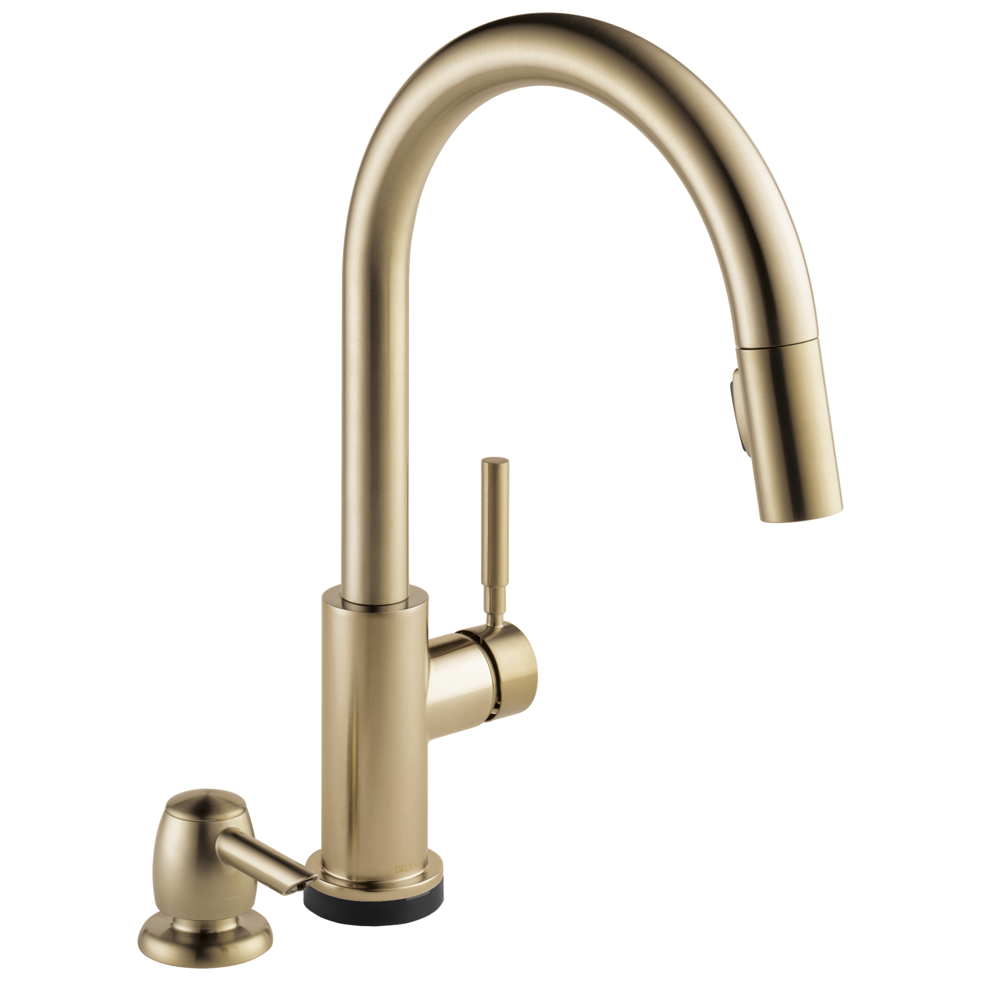 Delta Trask Touch2O Champagne Bronze Single Handle Pull-down Touch 