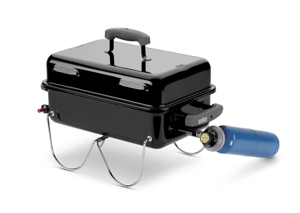 Weber 1141001 Black 6500-BTU 160-sq in Portable Gas Grill