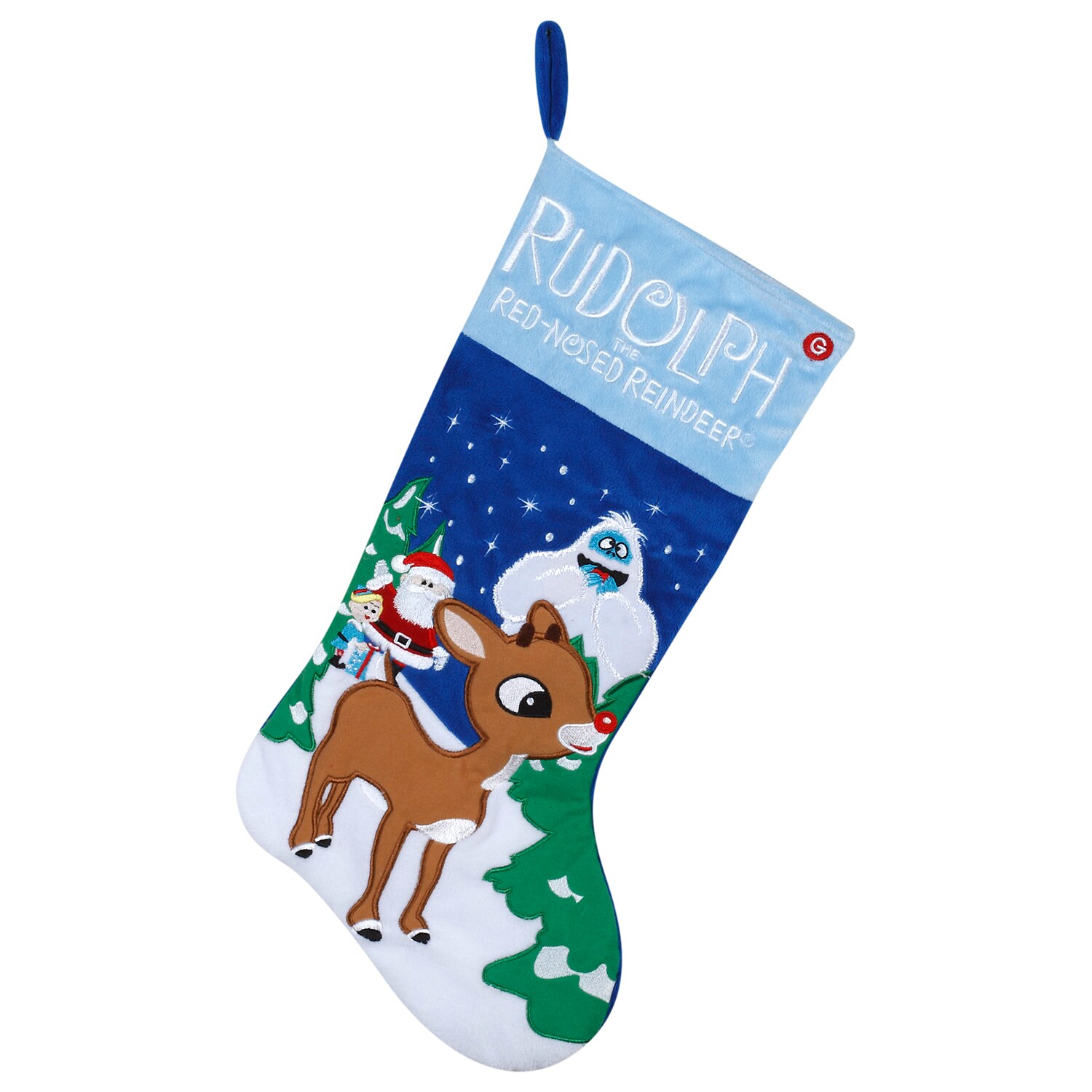 Rudolph or Clarice Christmas Stockings 9 inch NWT 