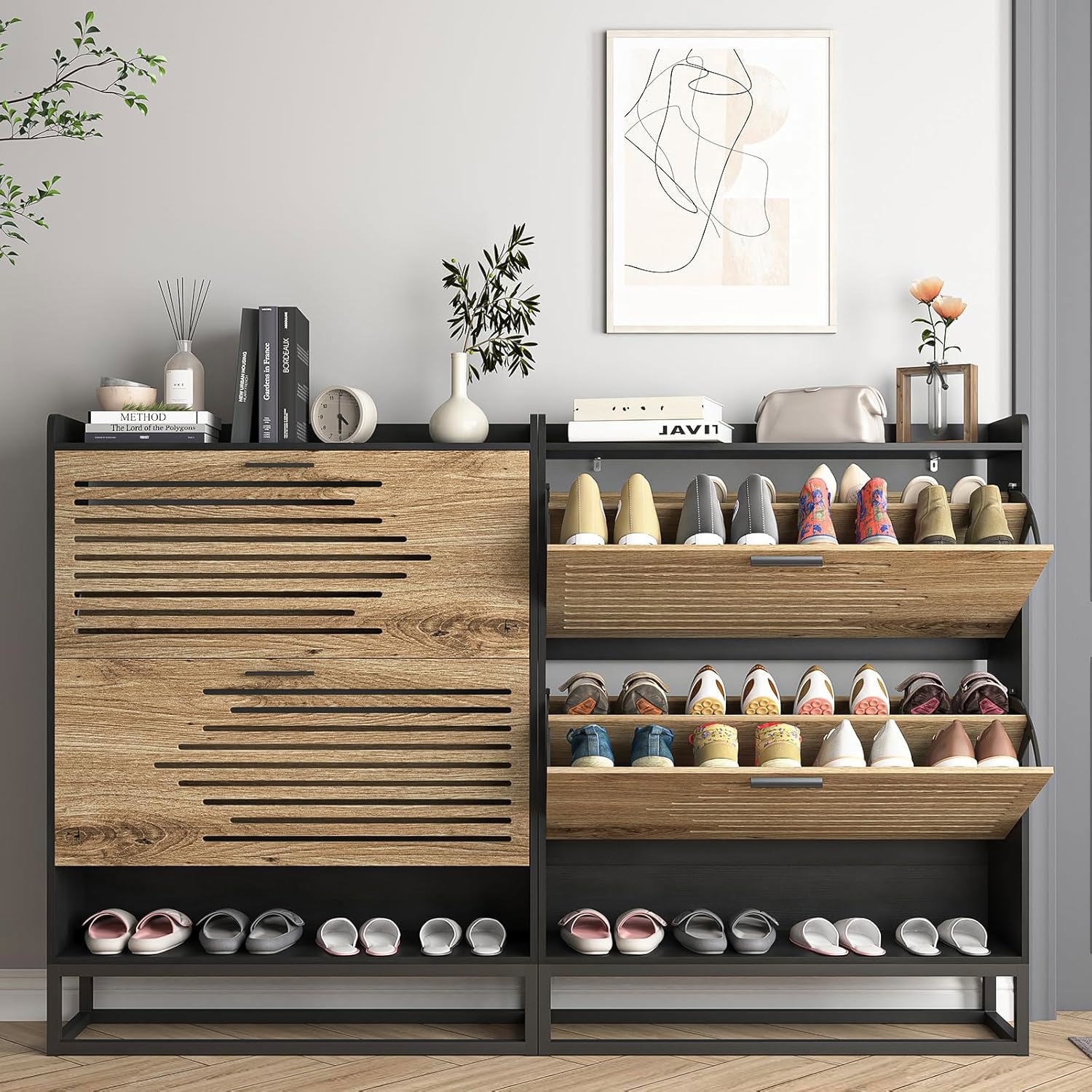 CIPACHO WBWB10303-BK Shoe-Racks - View #4