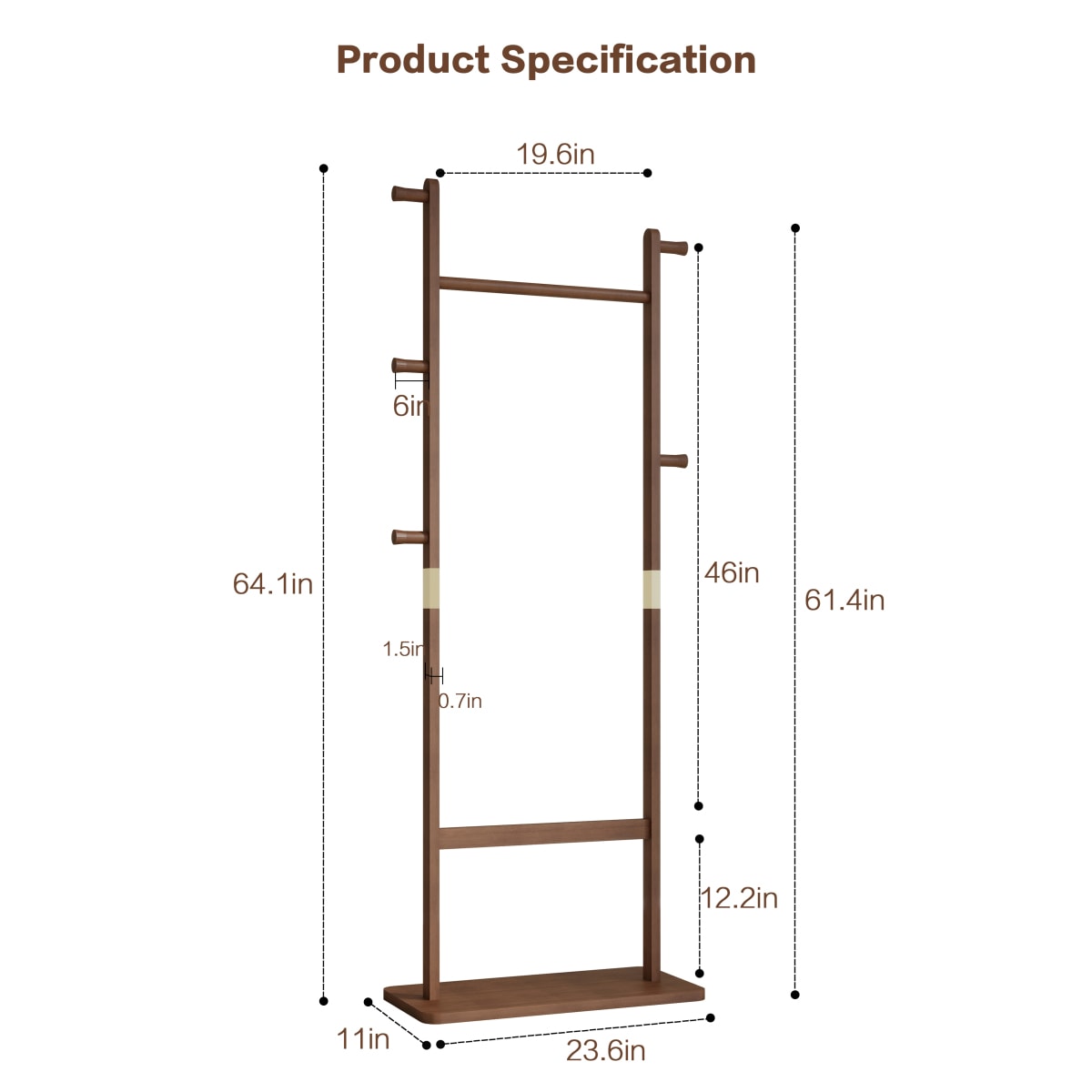 Streamdale Furniture W2987P351728 Coatrack-Stands-Pedestals - View #13