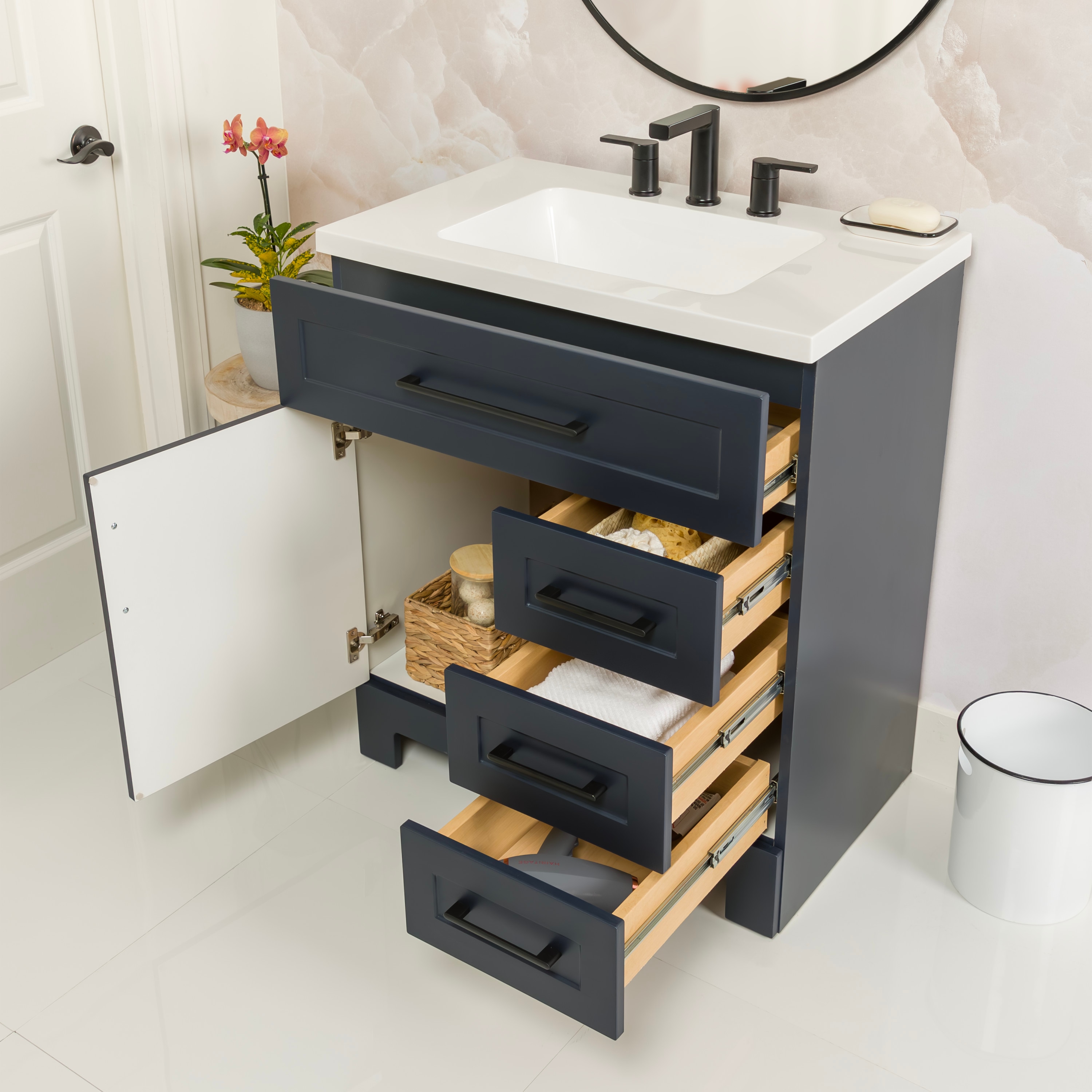 Style Selections CU30P2-DB Bath-Vanity-Combo - View #3