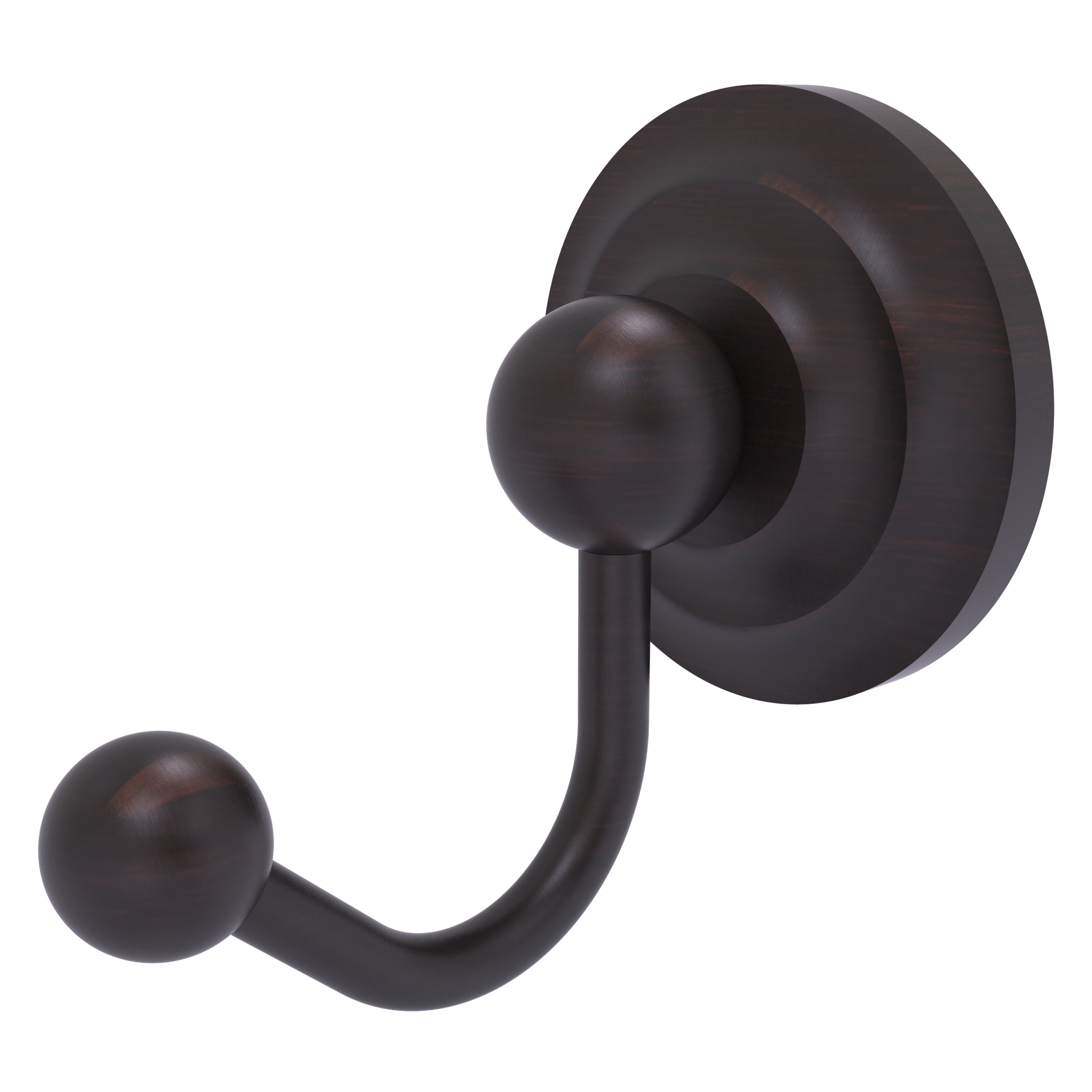 Allied Brass PQN-H1-VB Prestige Que New Venetian Bronze Single -Hook Wall mount Towel Hook