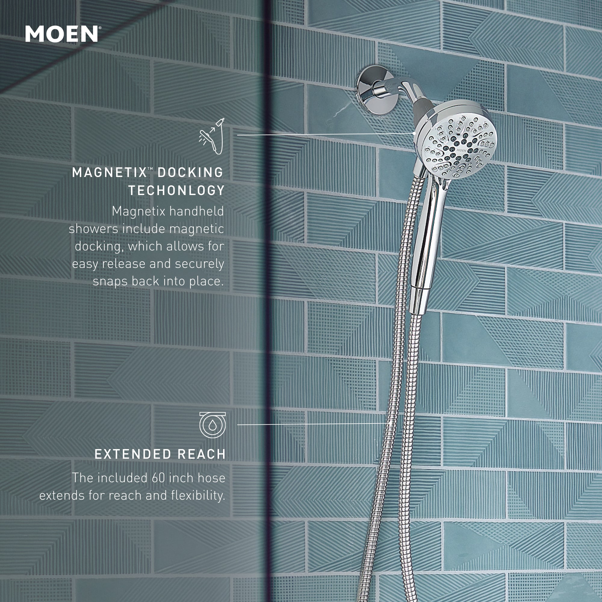 Moen 26100EPSRN Fixed-Showerhead - View #3