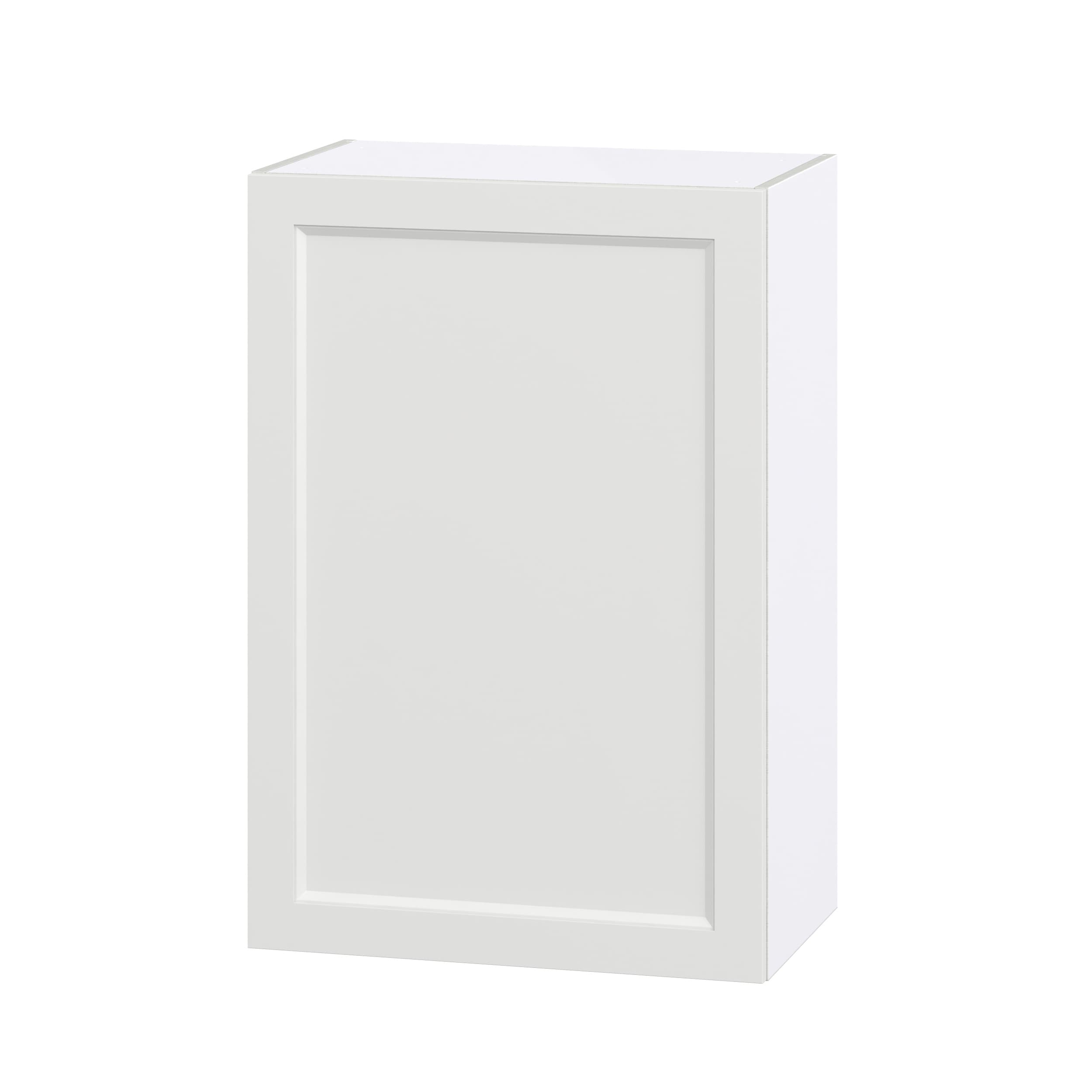 Hugo&Borg DSW2435(L/R)-RI Riviera 24-in W x 35-in H x 14-in D Bright White Wall Fully assembled Cabinet (Recessed Panel Shaker)