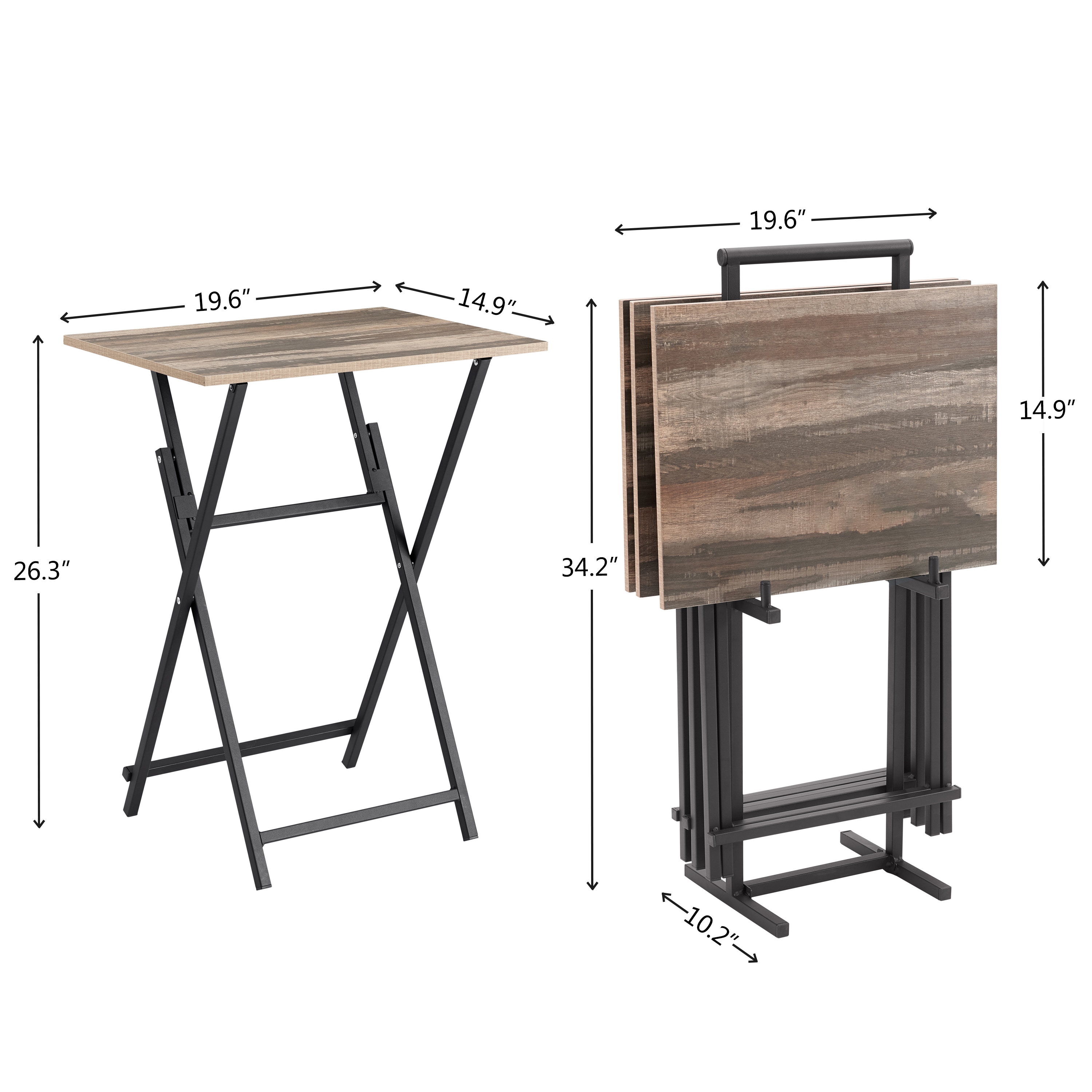 Maocao Hoom JLP164302 Folding-Tables - View #3