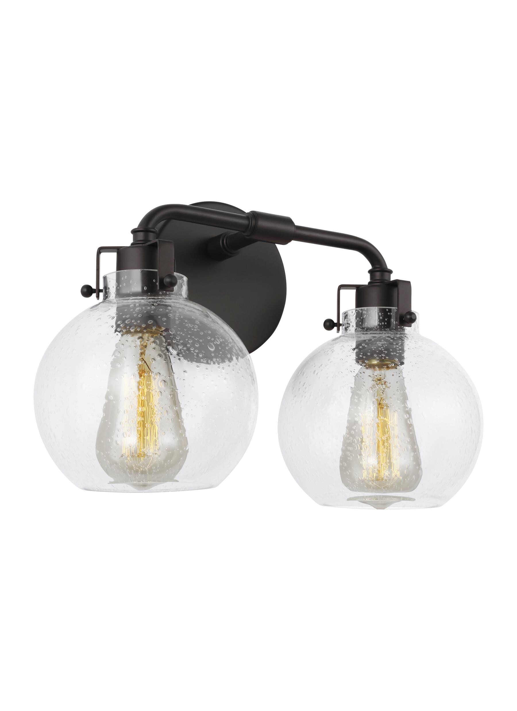 Generation Lighting Clara 14.75-in 2-Light Oil Rubbed Bronze ...