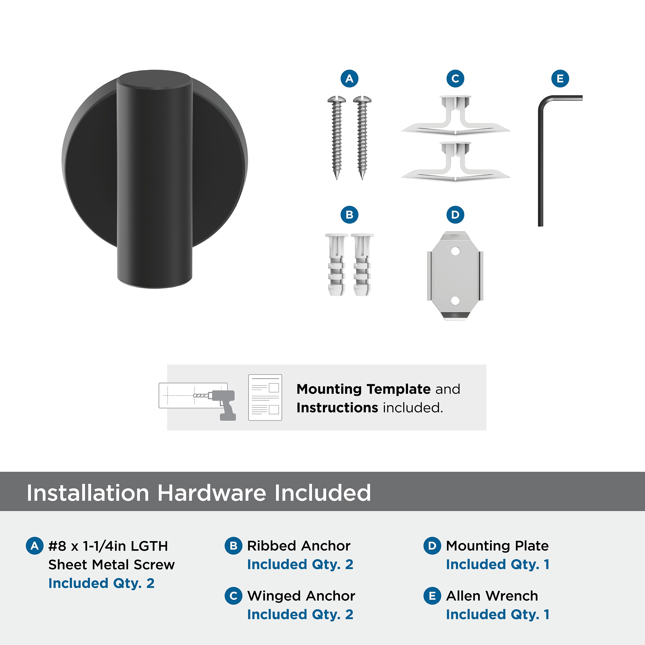 Amerock BH26542MB Robe-Hooks - View #7