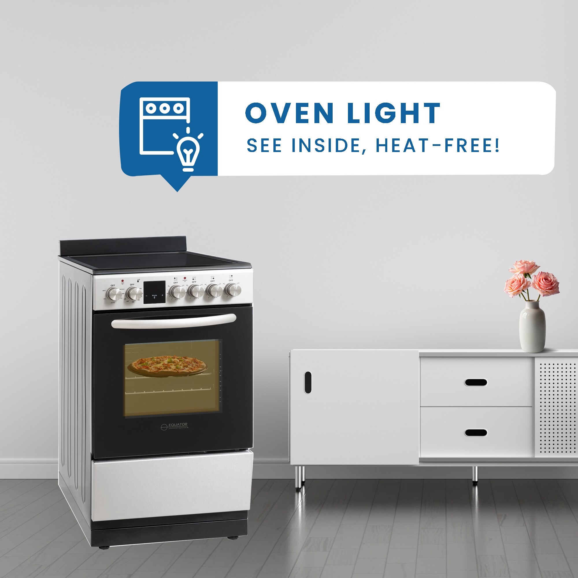 Equator Advanced Appliances ECR 204 WHITE Freestanding-Electric-Ranges - View #14