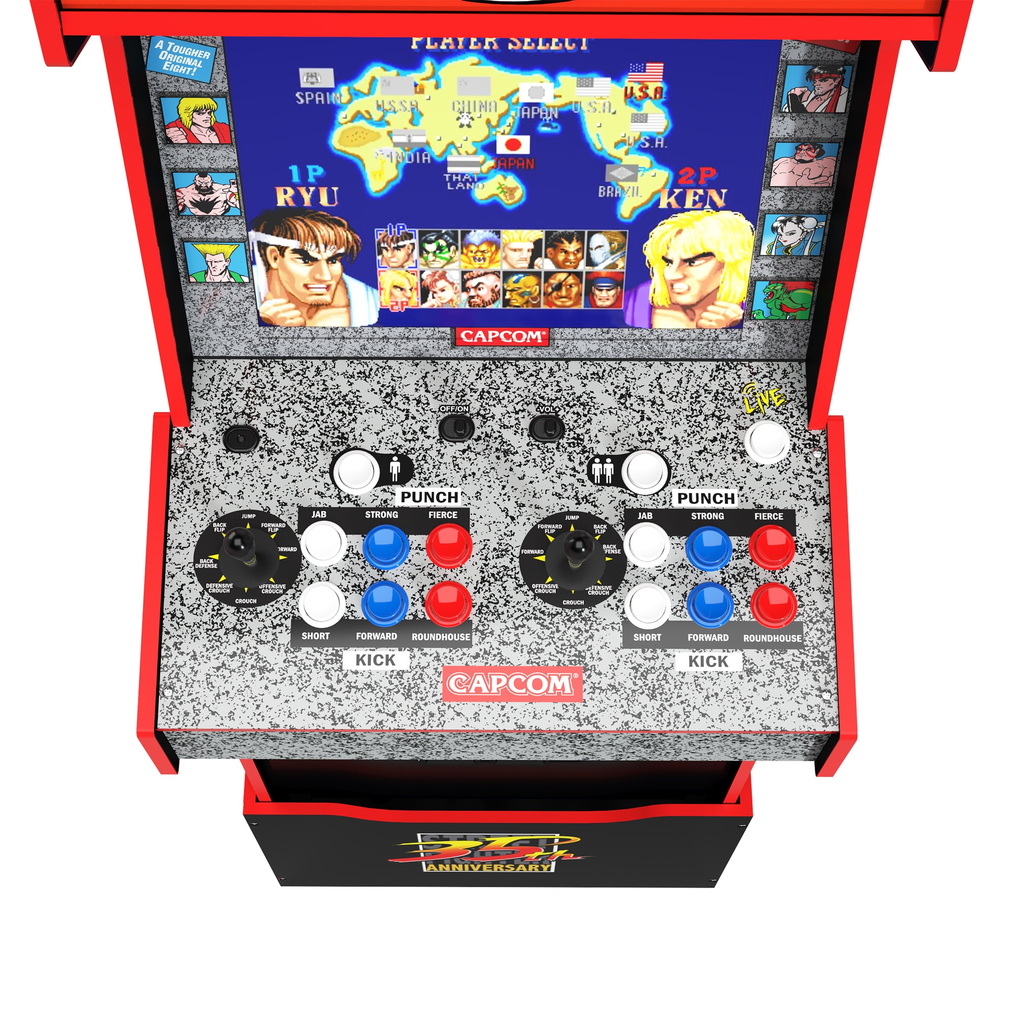 Multi Video Game Classic Arcade Game Stand up Games Machine Arcade Machine  - China Street Fighter Game Machine and Game Table for Children price