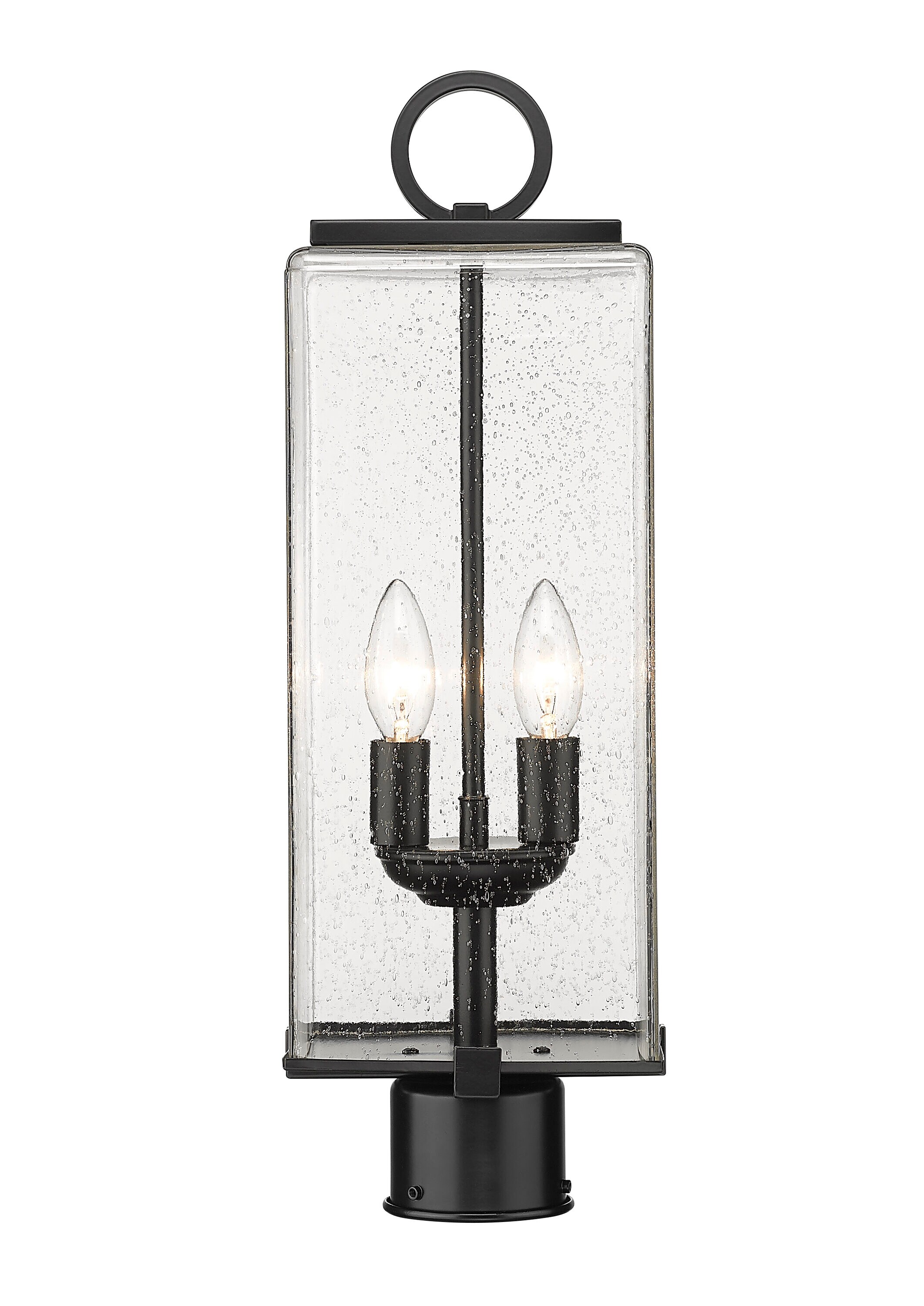 Z-Lite 592PHMR-BK Complete-Post-Lights - View #3