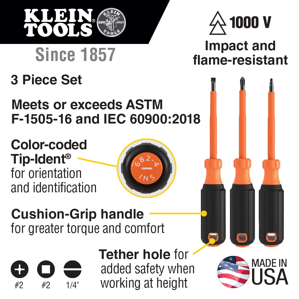 Klein Tools 85073INSR Screwdrivers-Individual - View #2