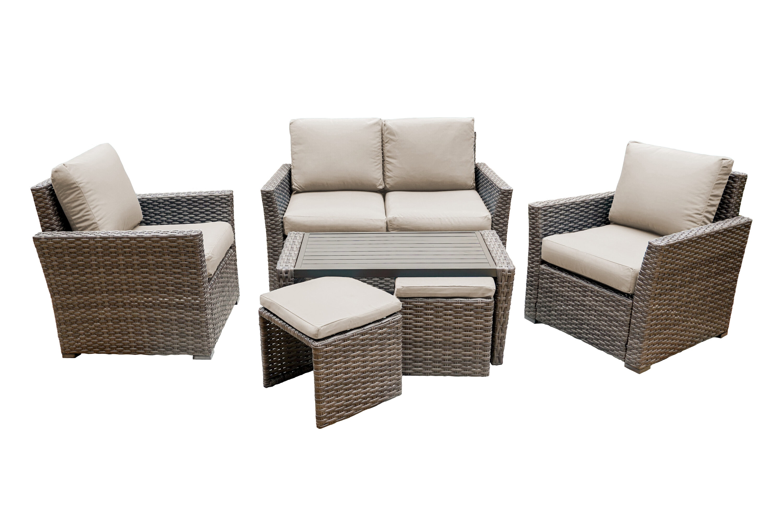 Leisure Made 844019-TAN Patio-Conversation-Sets - View #6