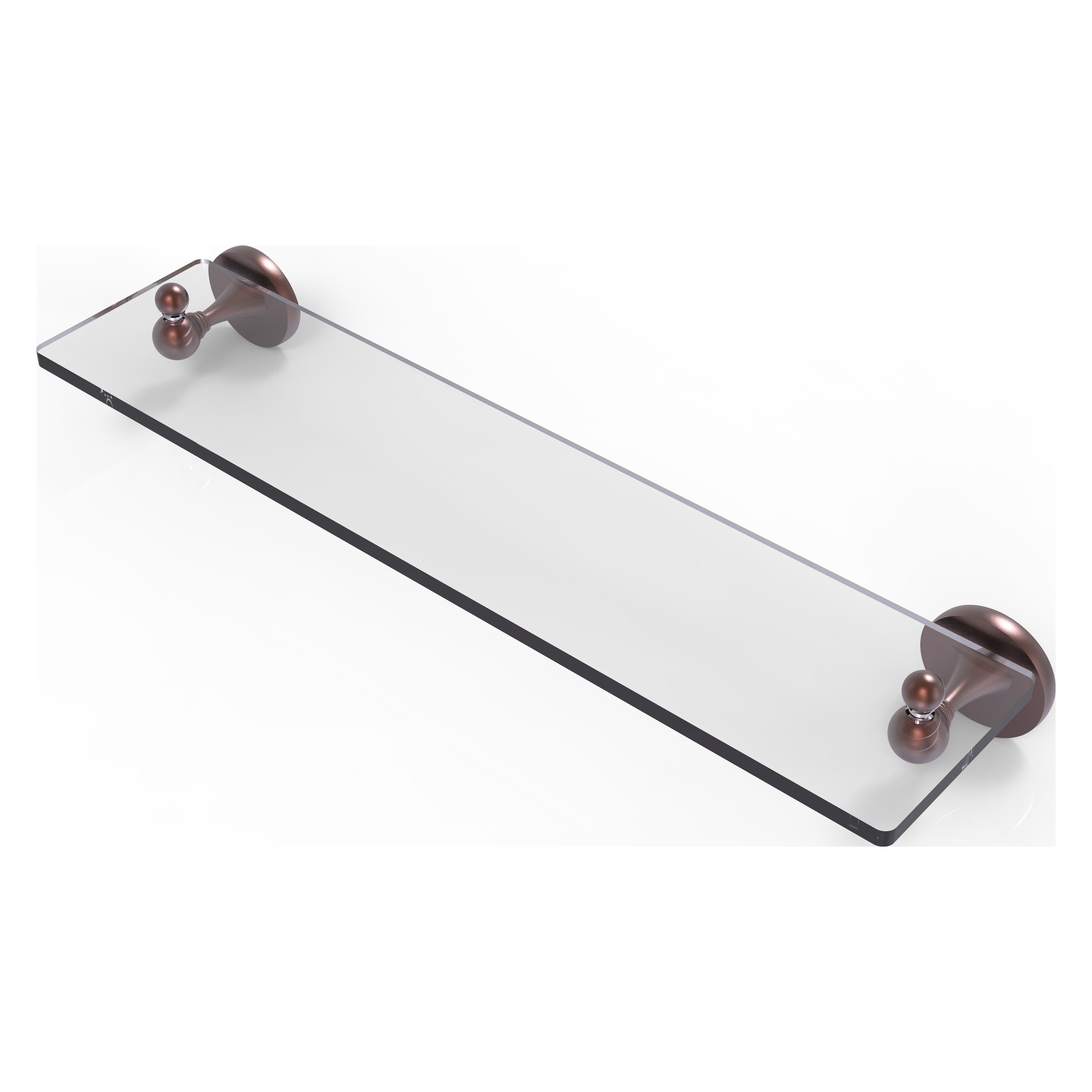 Allied Brass SL-1-22-CA Shadwell Antique Copper Wall mount Bathroom Shelf ( 22-in x 2.5-in x 5-in )