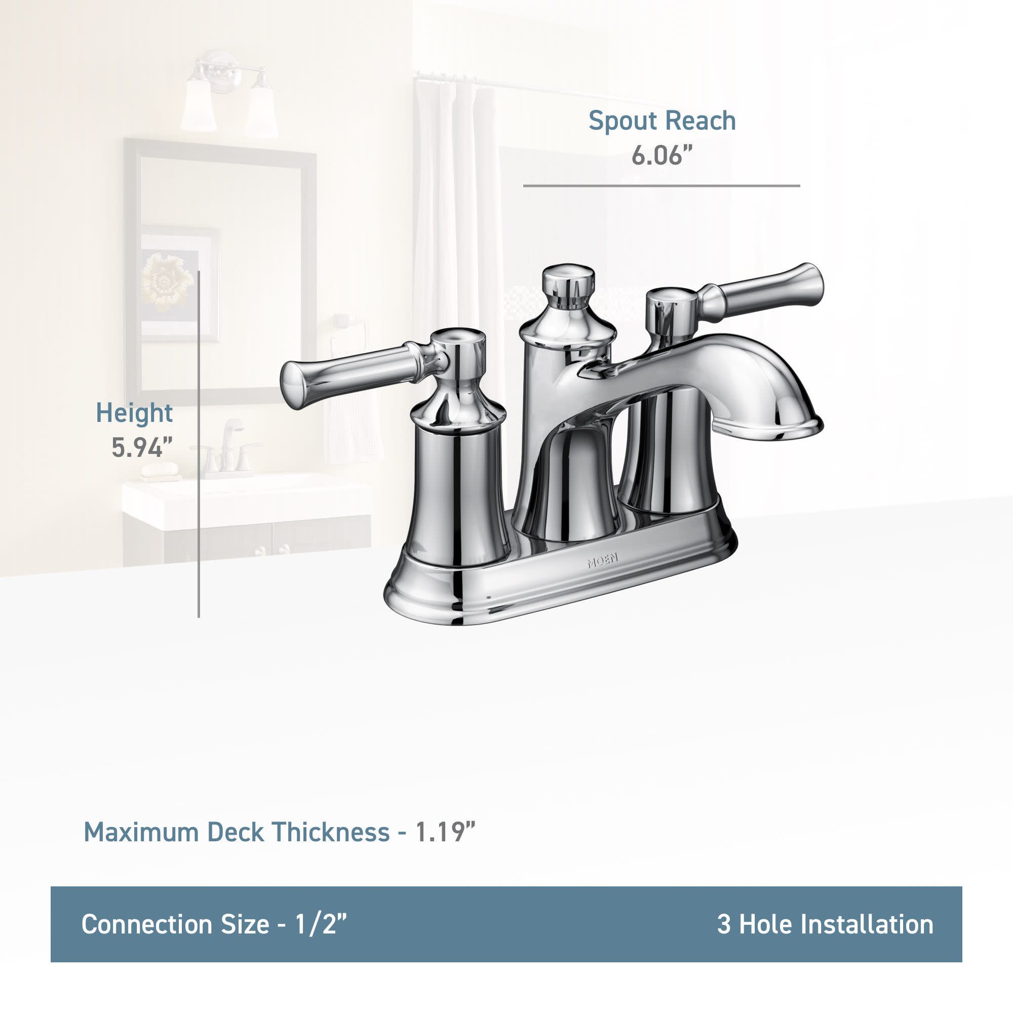 Moen 6802BL Lavatory-Faucets - View #2