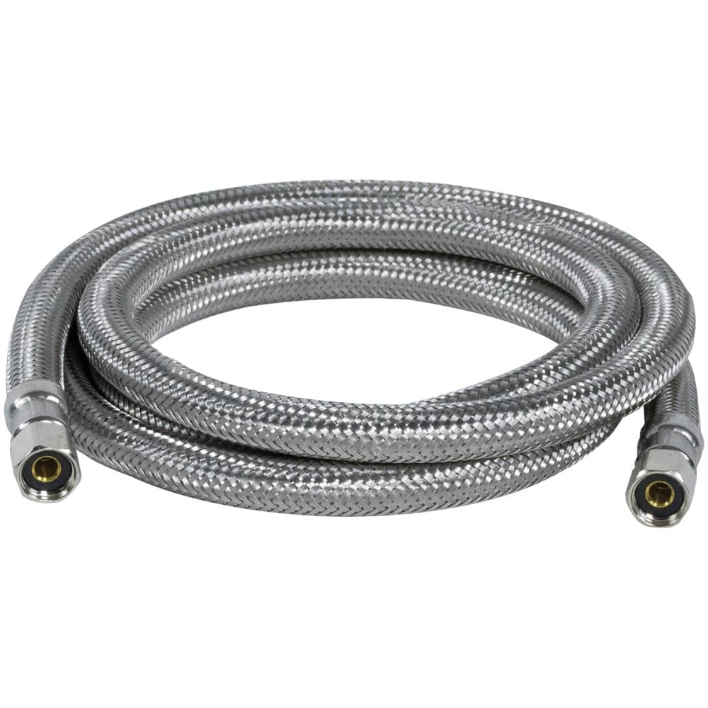 ProLine 1/4 Compression x 1/4 Compression x 240 Braided Stainless Steel Ice  Maker Supply Line at Menards®