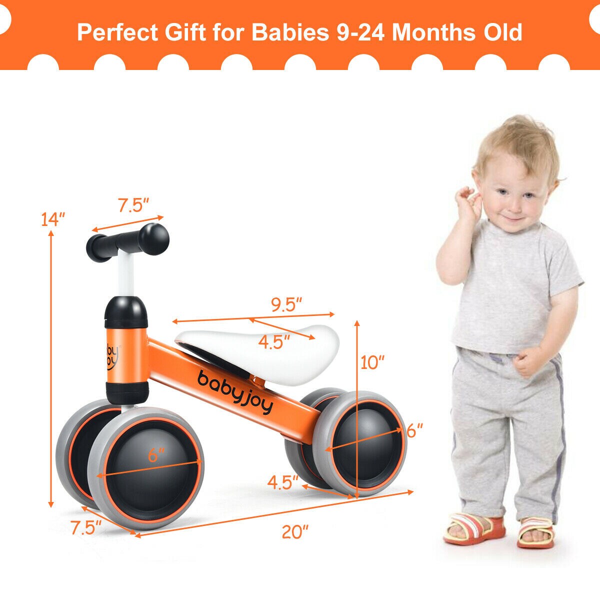 Costway TY326657OR Play-Toys - View #3