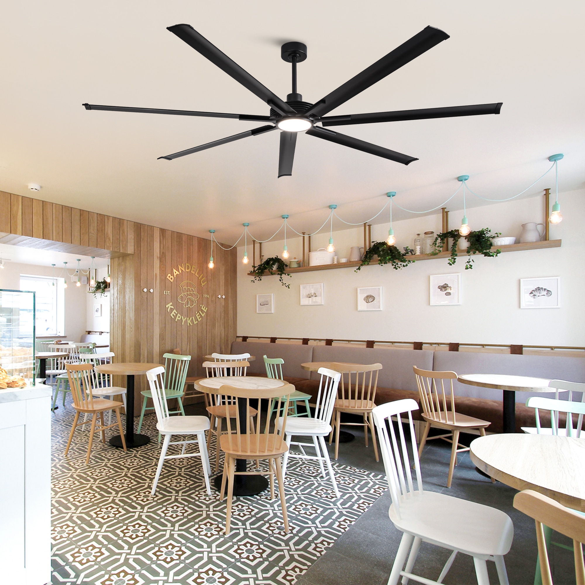 Parrot Uncle F8002BK Ceiling-Fans - View #5