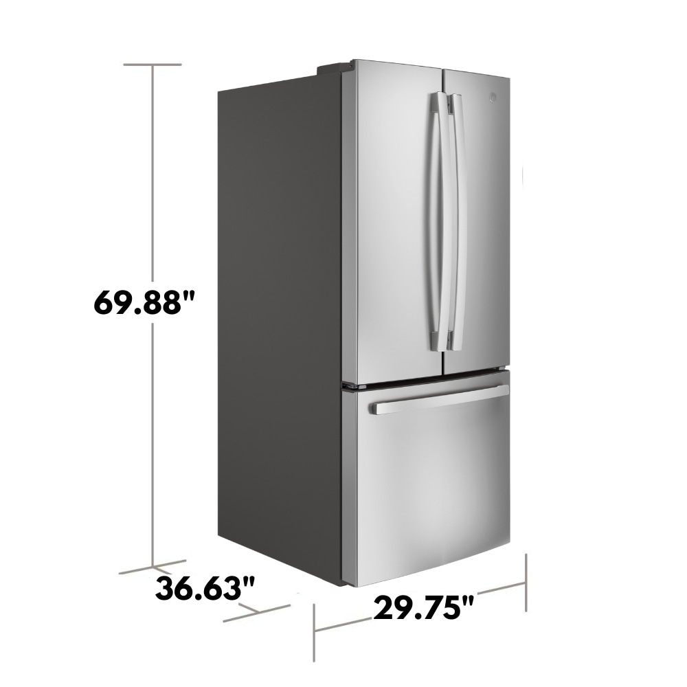 GE GNE21FYKFS French-Door-Refrigerators - View #13