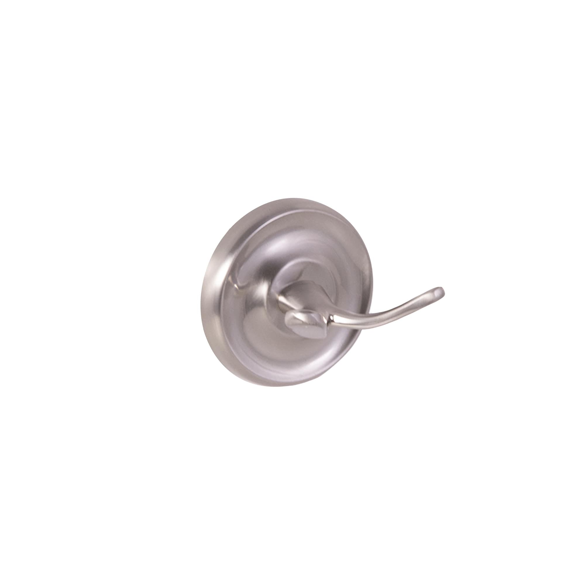 Design House 558437 San Martin Brushed Nickel Double -Hook Wall mount Towel Hook