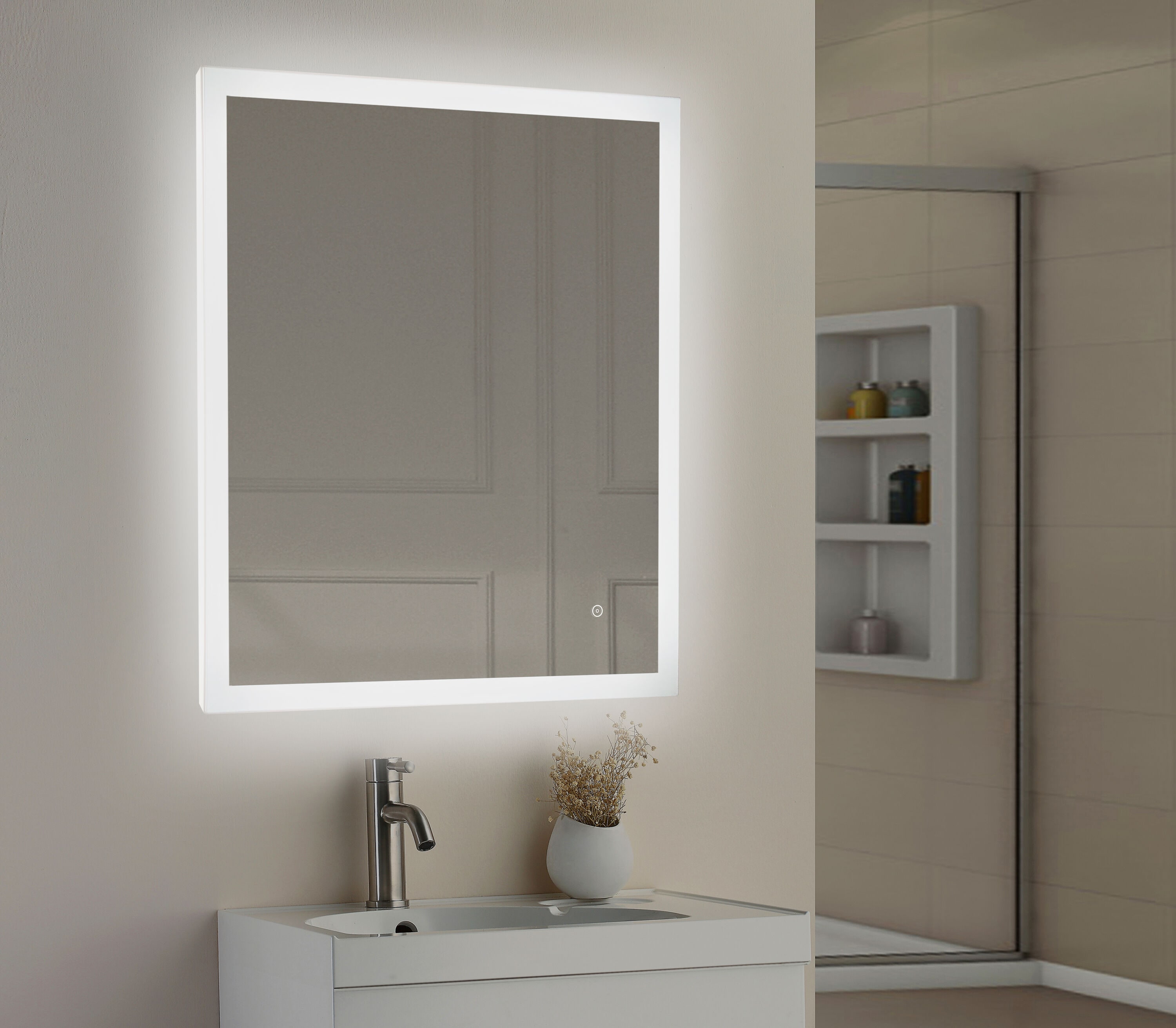allen + roth 75-110 Framed-Bath-Mirrors - View #3