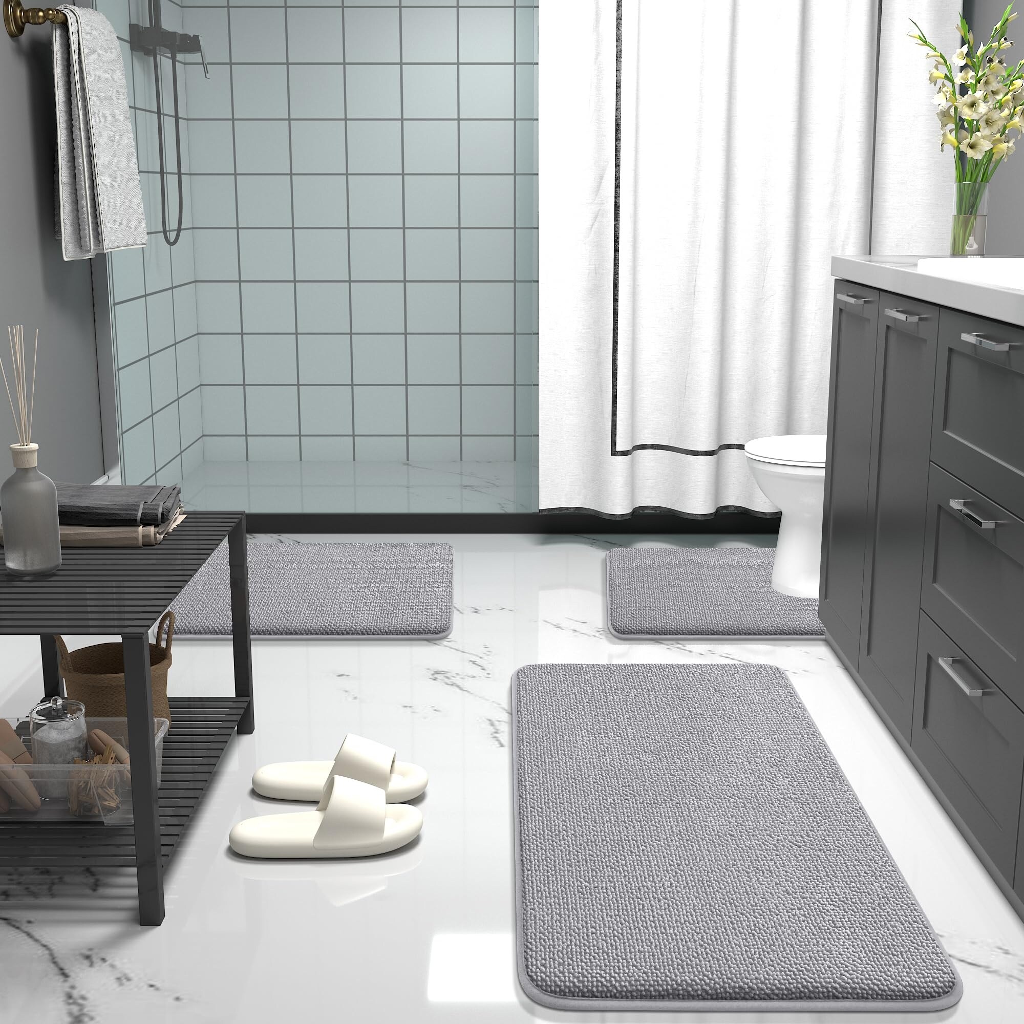 SenQWFa M05SQ13007 Bath-Rugs - View #7