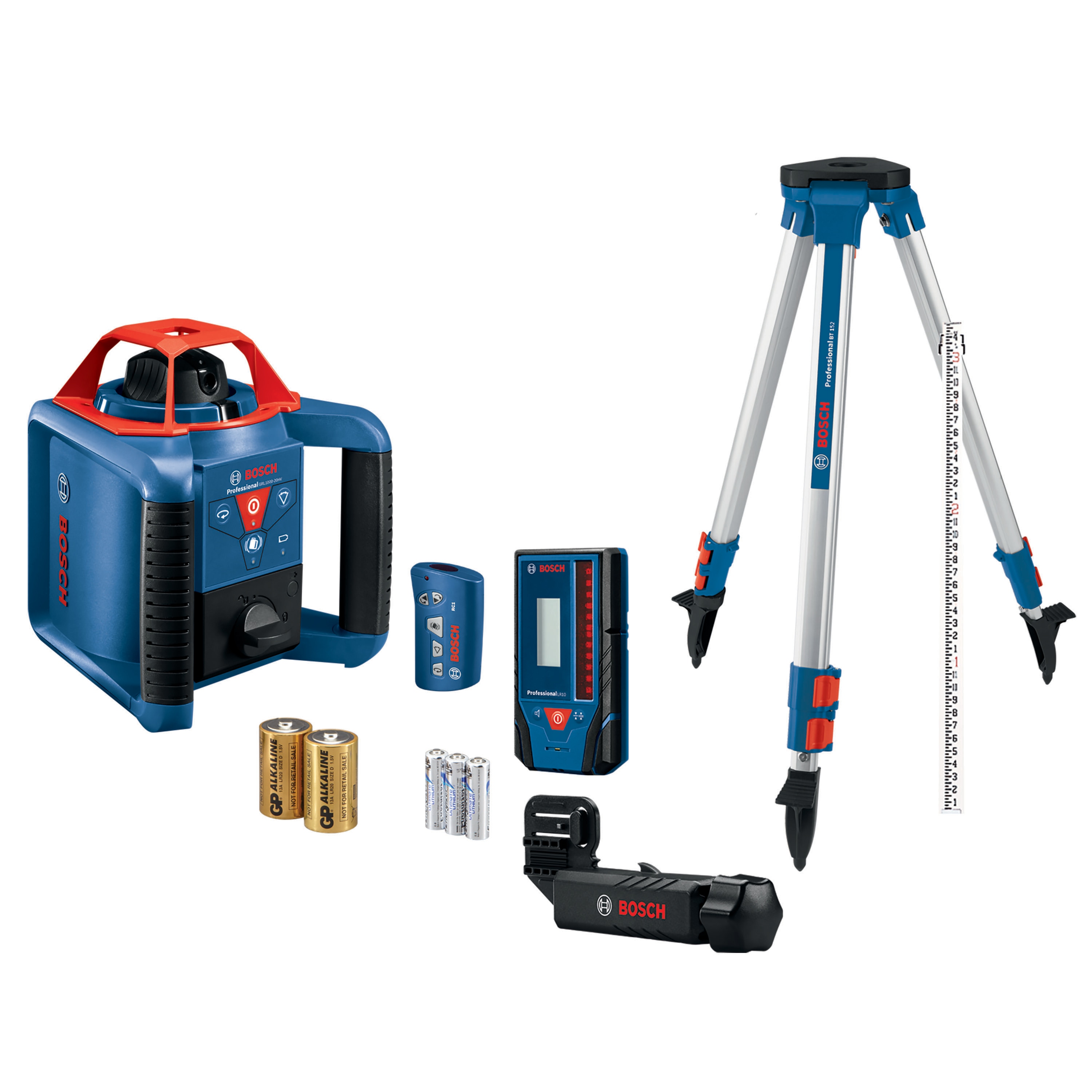 Bosch Red 1000-ft Self-Leveling Outdoor Rotary Laser Level with 360 Beam in  the Laser Levels department at