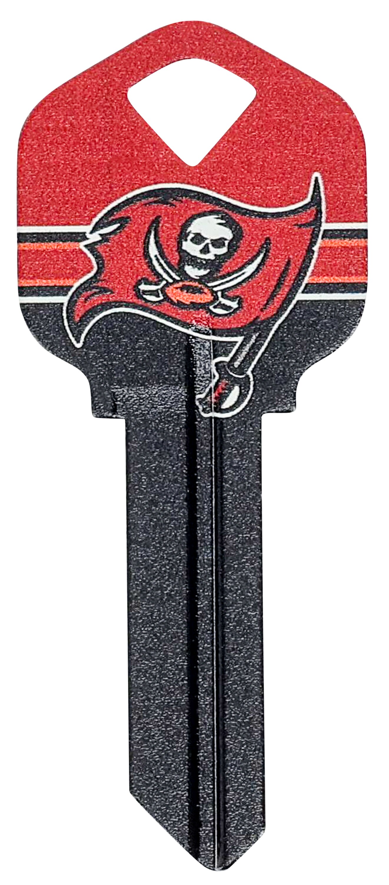 Hillman 89160 Tampa Bay Buccaneers Multicolored Blank Brass House/Entry Key Blank