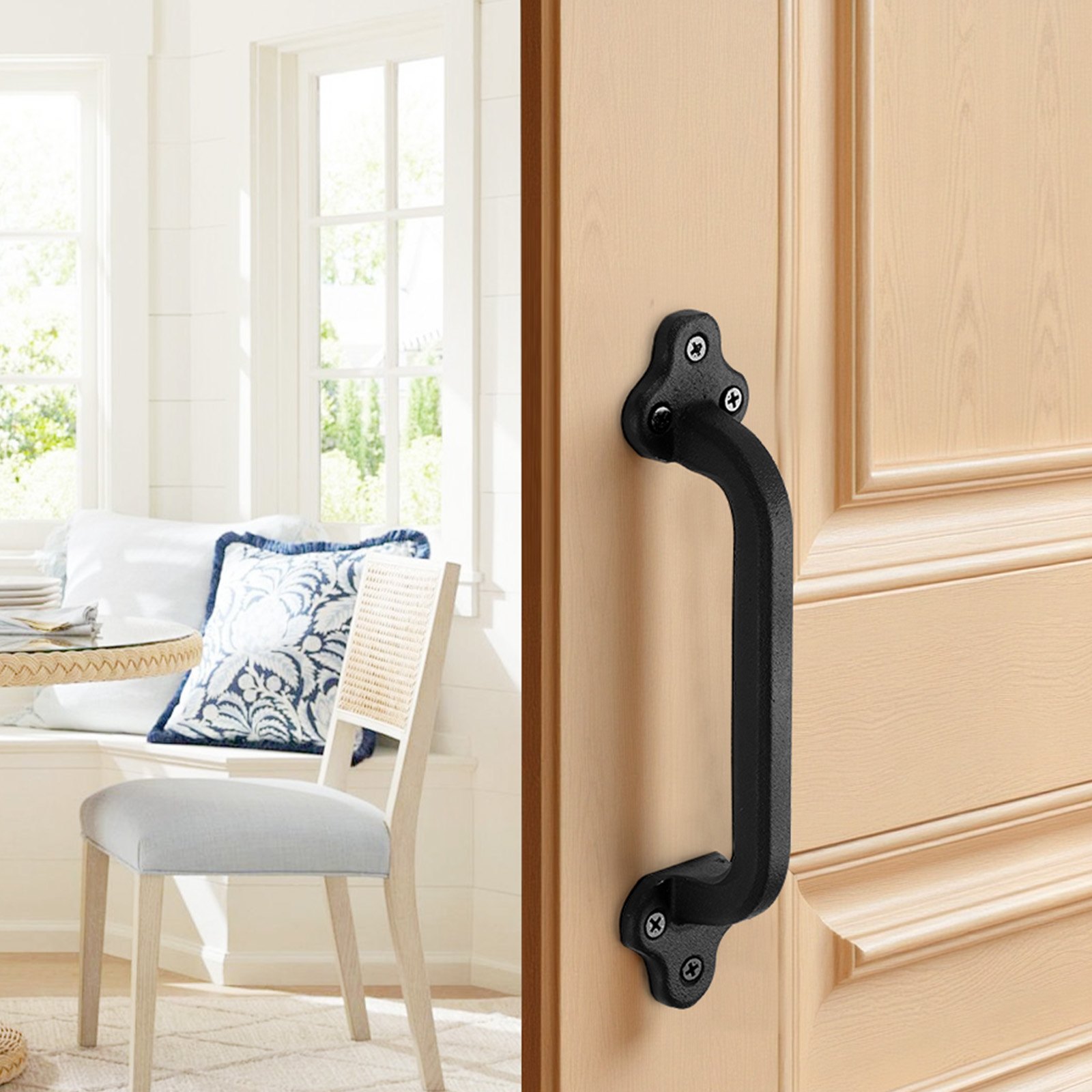 GIVIMO Rustic Gate Door Pull Handles 9 in Steel Outdoor Gate Handles ...