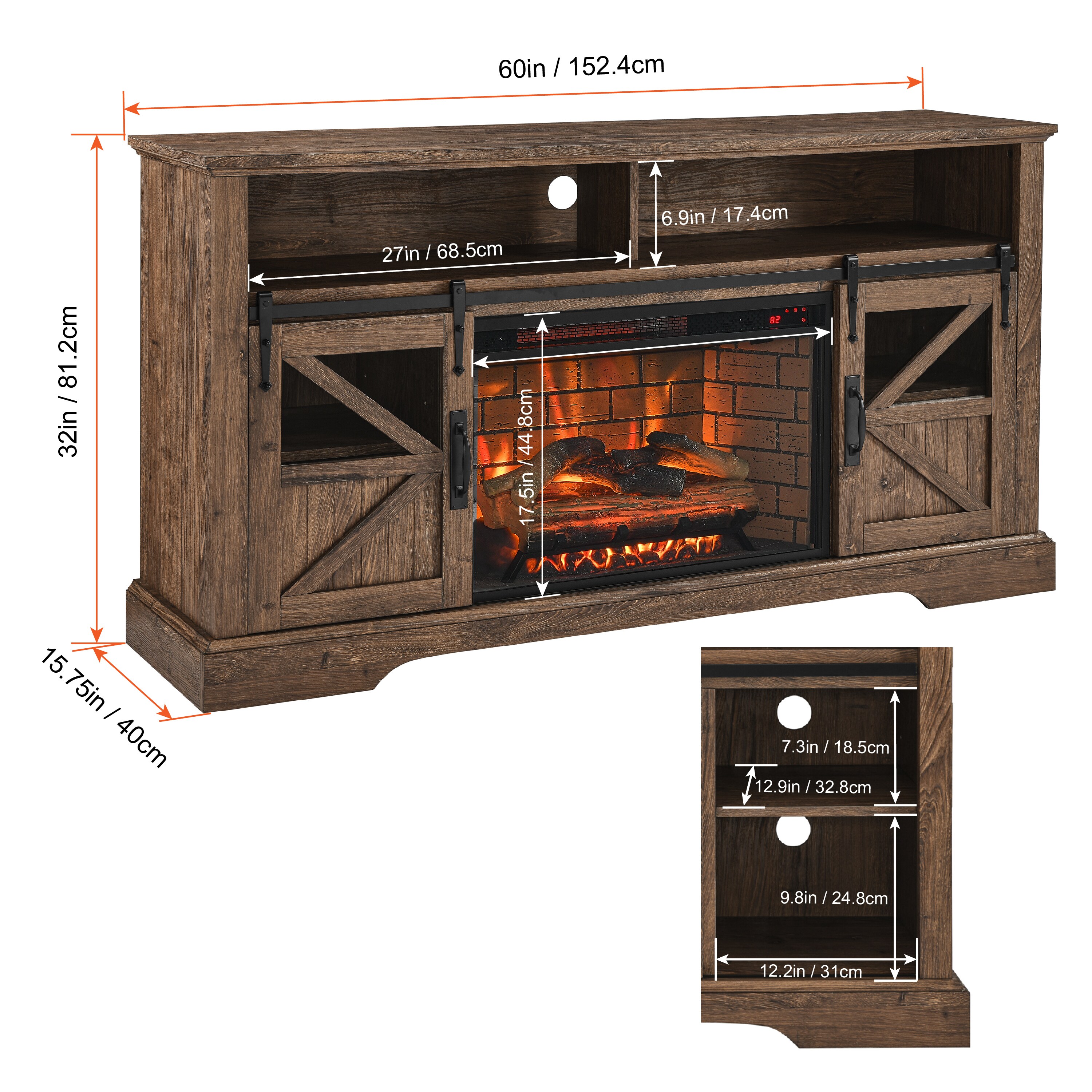 ToolCat PG2-10-PT Electric-Fireplaces - View #6