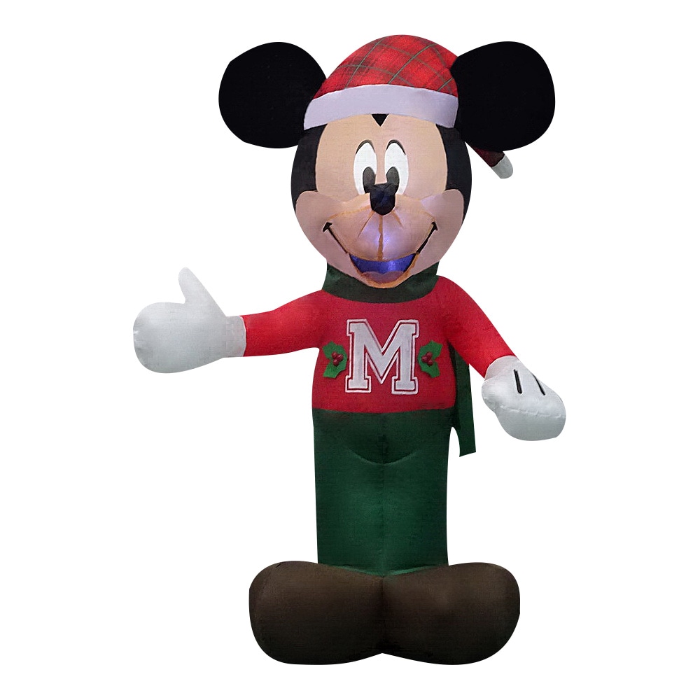 Disney 883677 3.5-Feet Lighted Mouse Christmas Inflatable