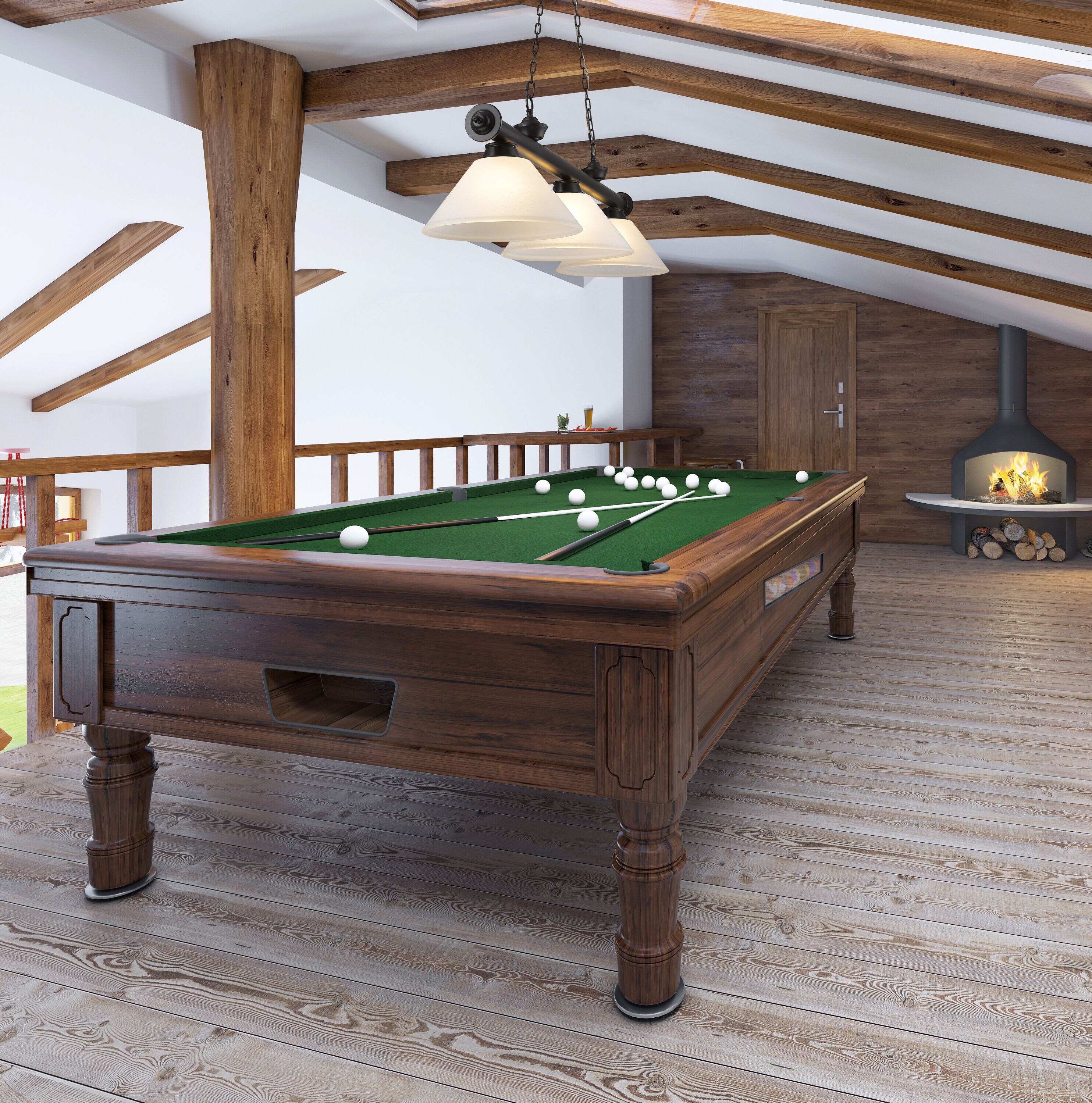Z-Lite 2306-3MB-AWL14 Pool-Table-Lighting - View #7