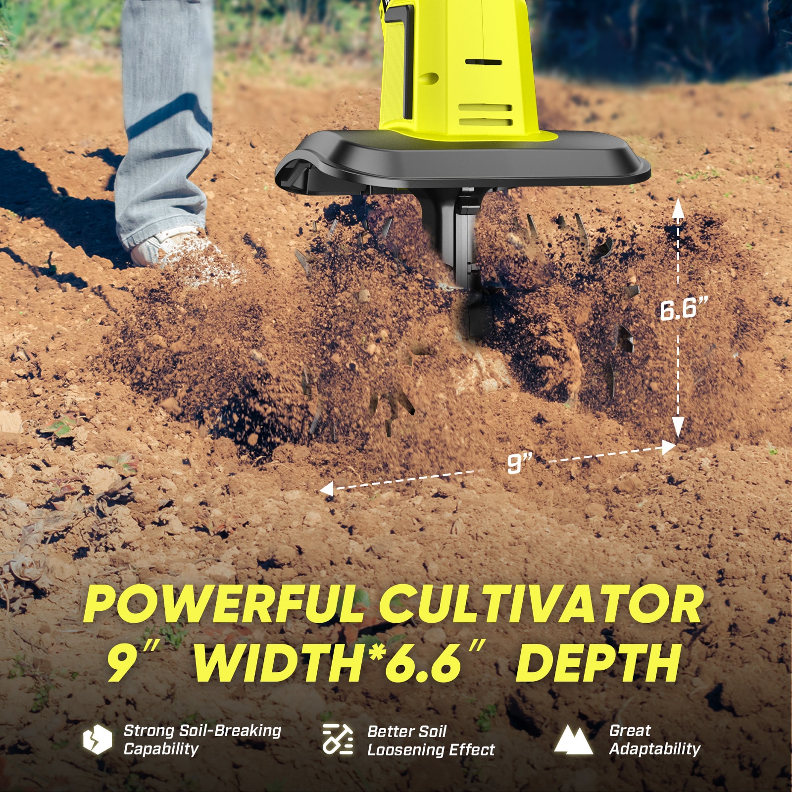 LITEKON 762292139720 Cordless-Cultivators - View #2