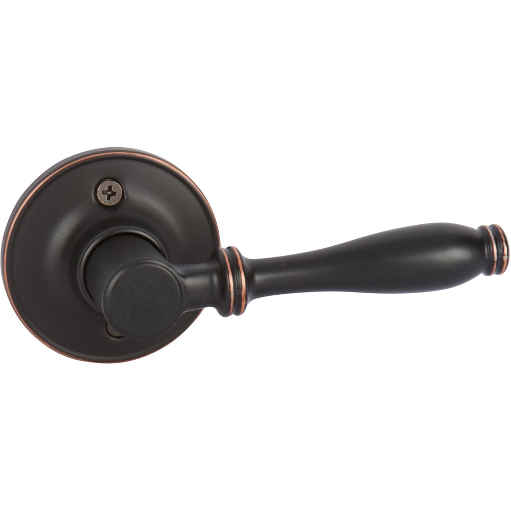 Delaney Hardware ST5057 Silona Edged Bronze Universal Interior/Exterior Hall/Closet Dummy Door Handle