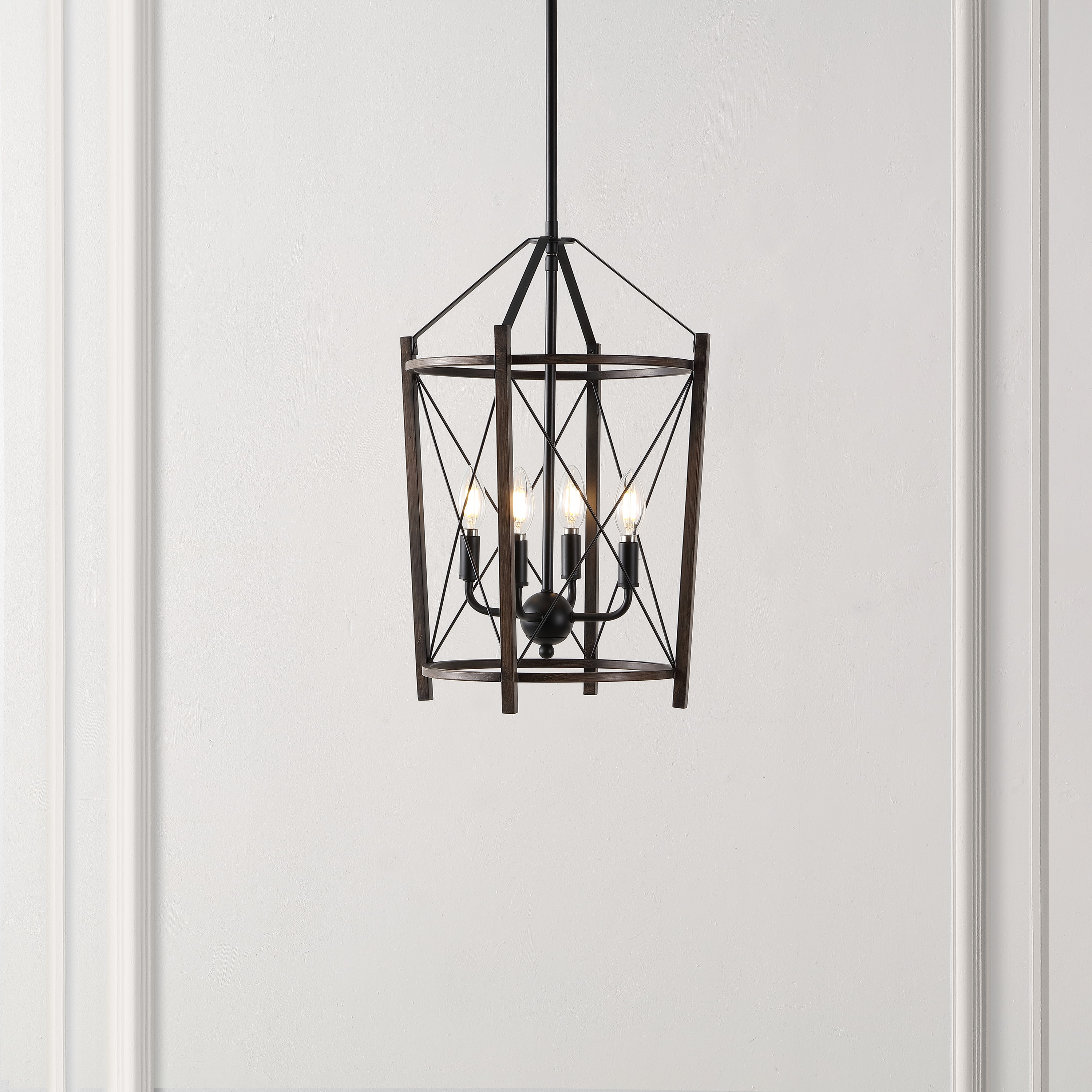 Safavieh PND4162A 14-in W x 59.5-in H Metal Pendant Abstract Wall accent