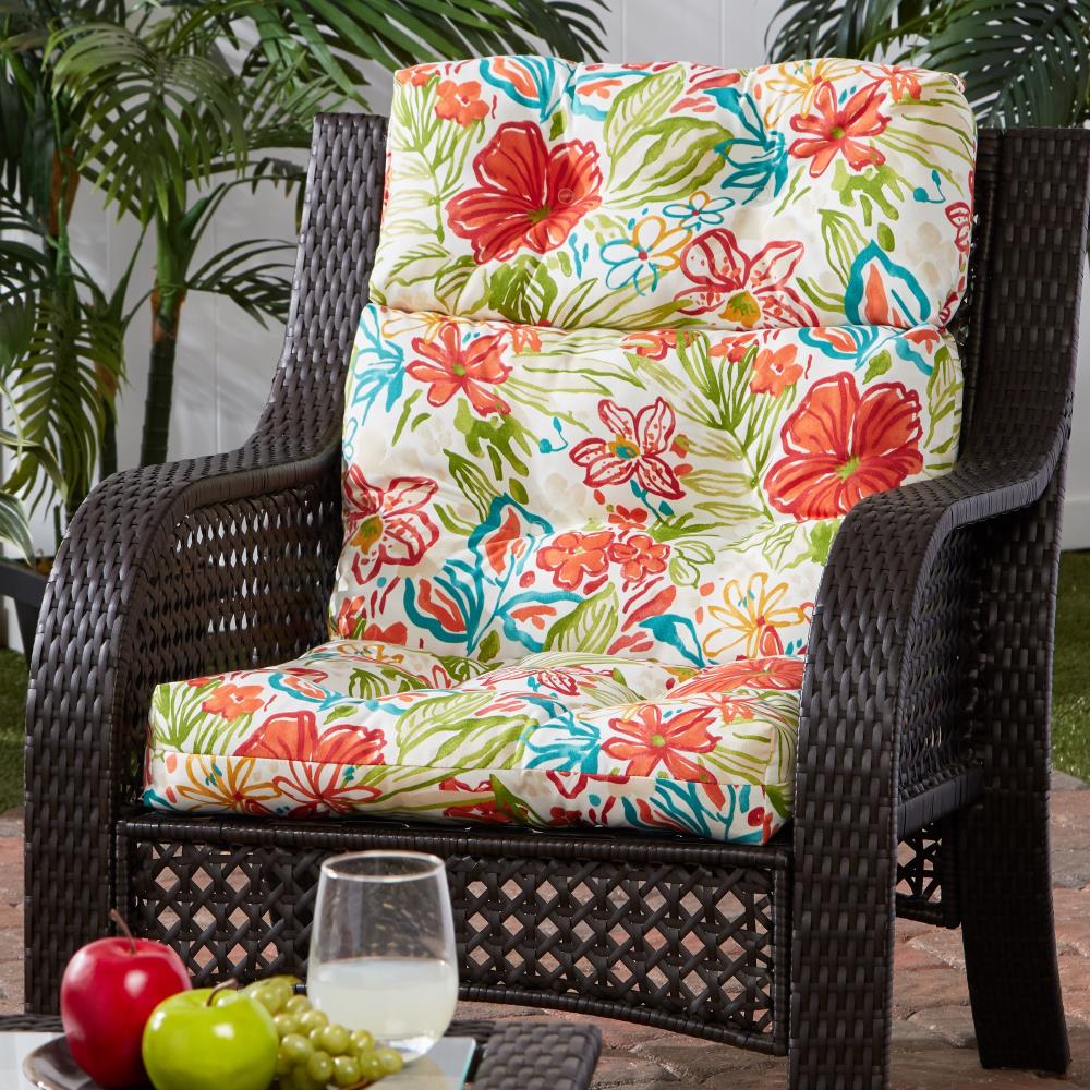 Greendale Home Fashions 20-in x 21-in Breeze High Back Patio Chair ...