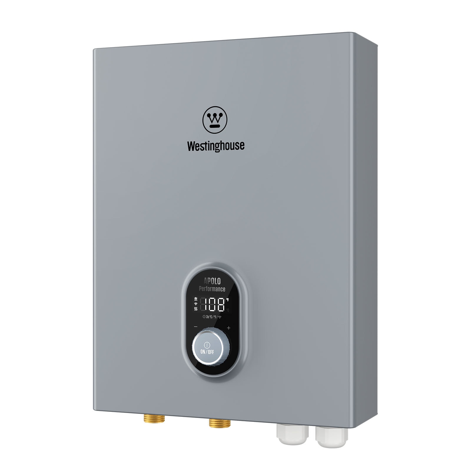 Westinghouse ET018KA1G Apolo 18KW Electric Tankless Water Heater with WIFI, Instant Hot Water, 240V, Breakers 2 x 40 AMP, Cable 2 x 8 AWG