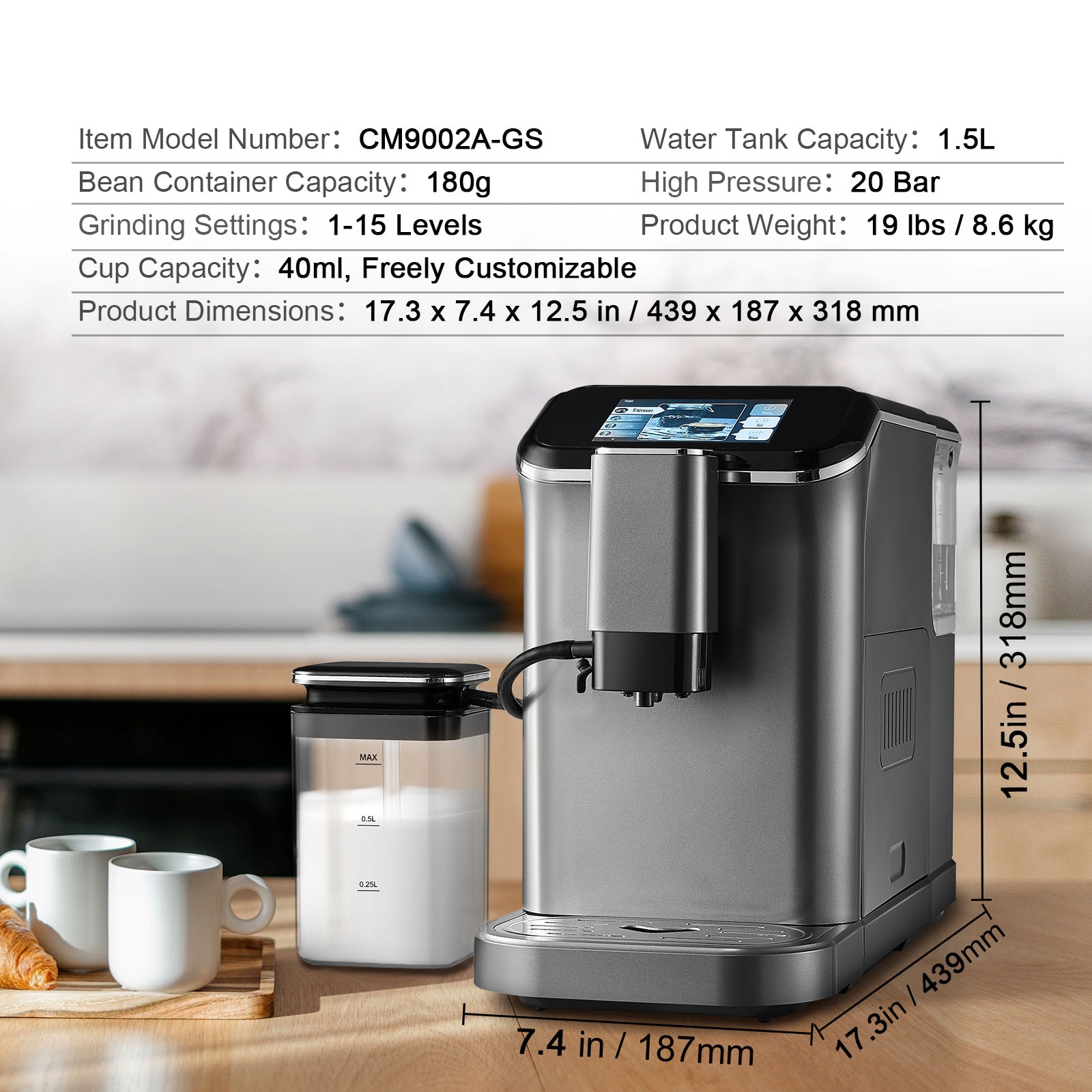 VEVOR SCQZDYSKFJQZ03853V1 Coffee-Makers - View #7