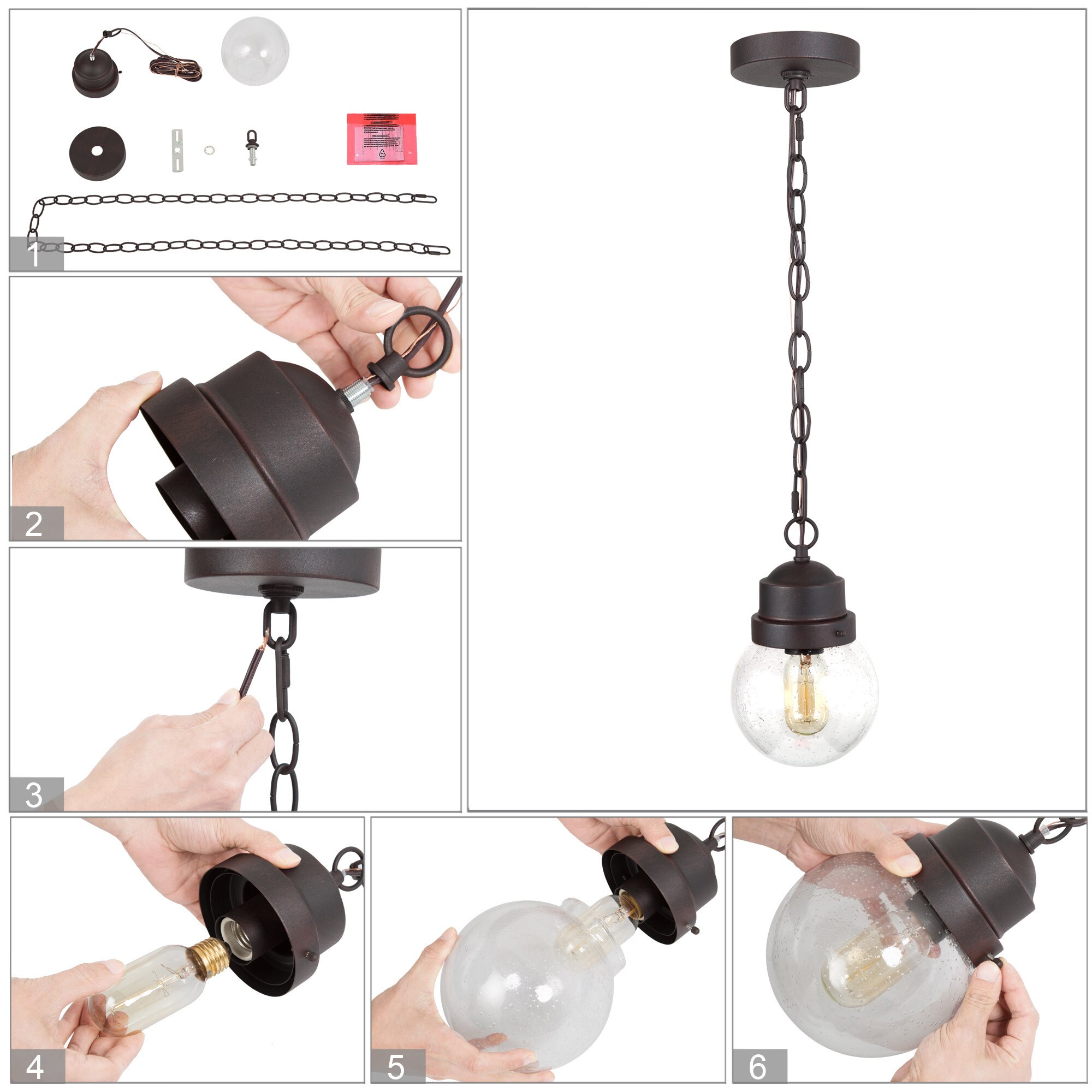 LNC ZZ3M3YLWS107PL7 Pendant-Lights - View #15