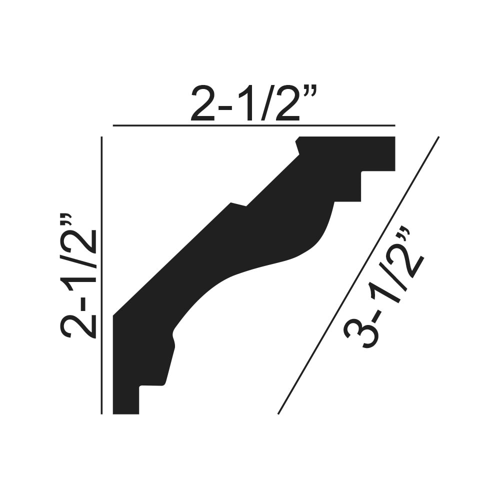 Architectural Products by Outwater 3P5.37.01025 Crown-Moulding - View #2
