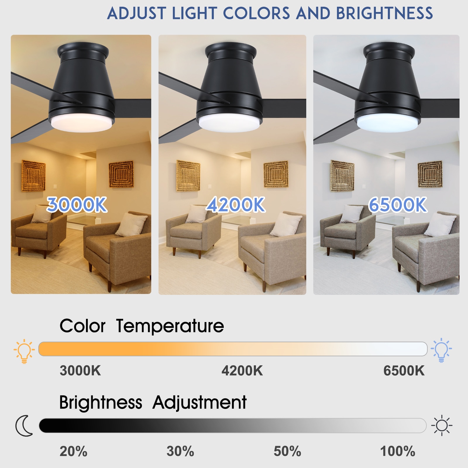 YUHAO LSDC1153BK48 Ceiling-Fans - View #12