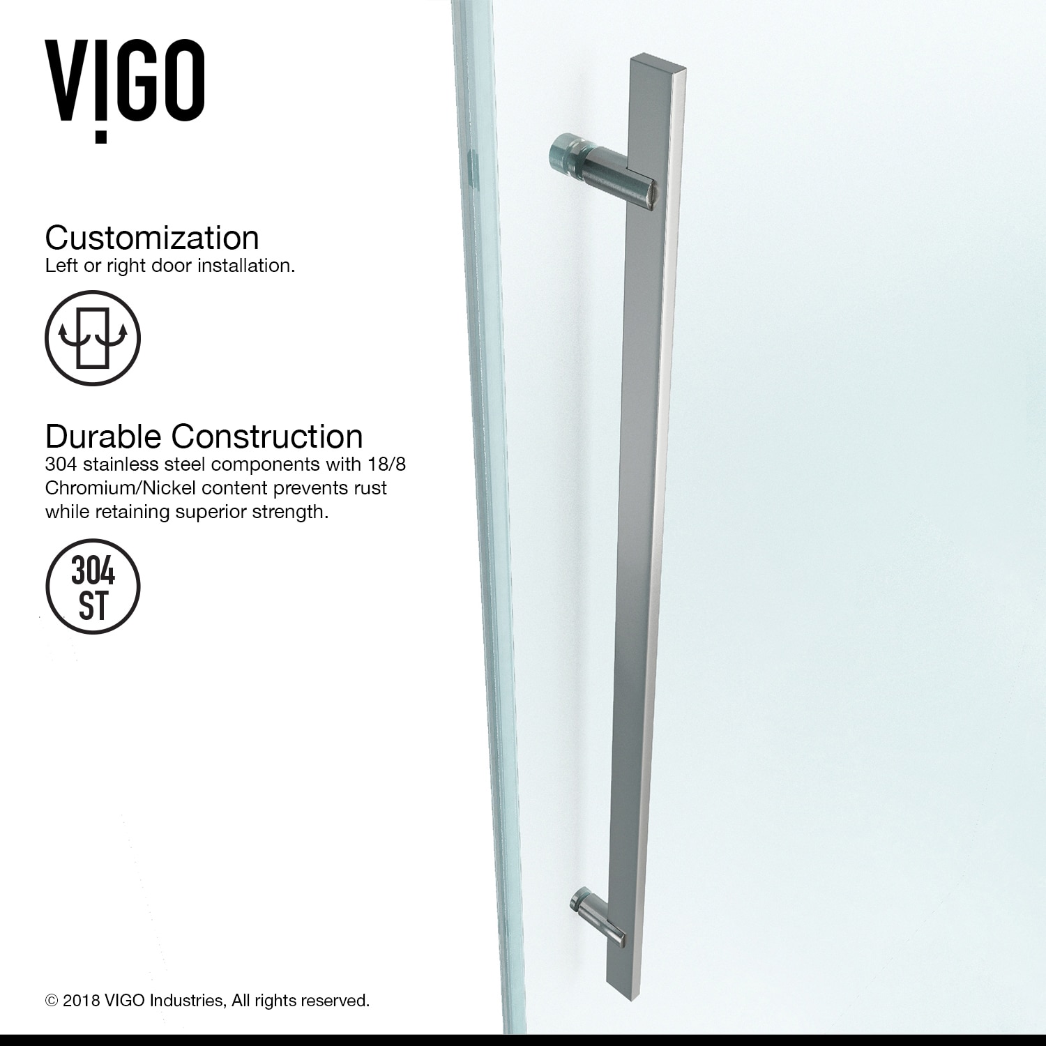 VIGO VG6043STCL6058 Bathtub-Doors - View #7