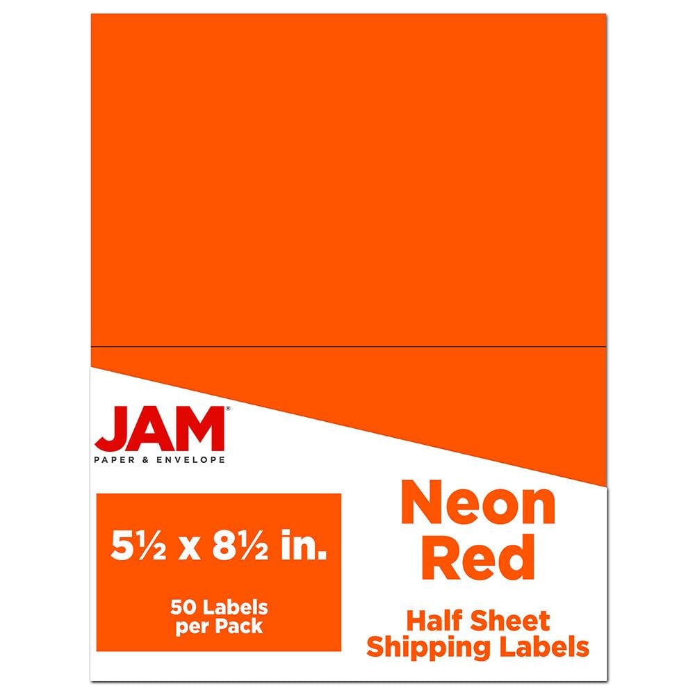  50 Sheets Neon Printer Paper 8.5 x 11 Assorted