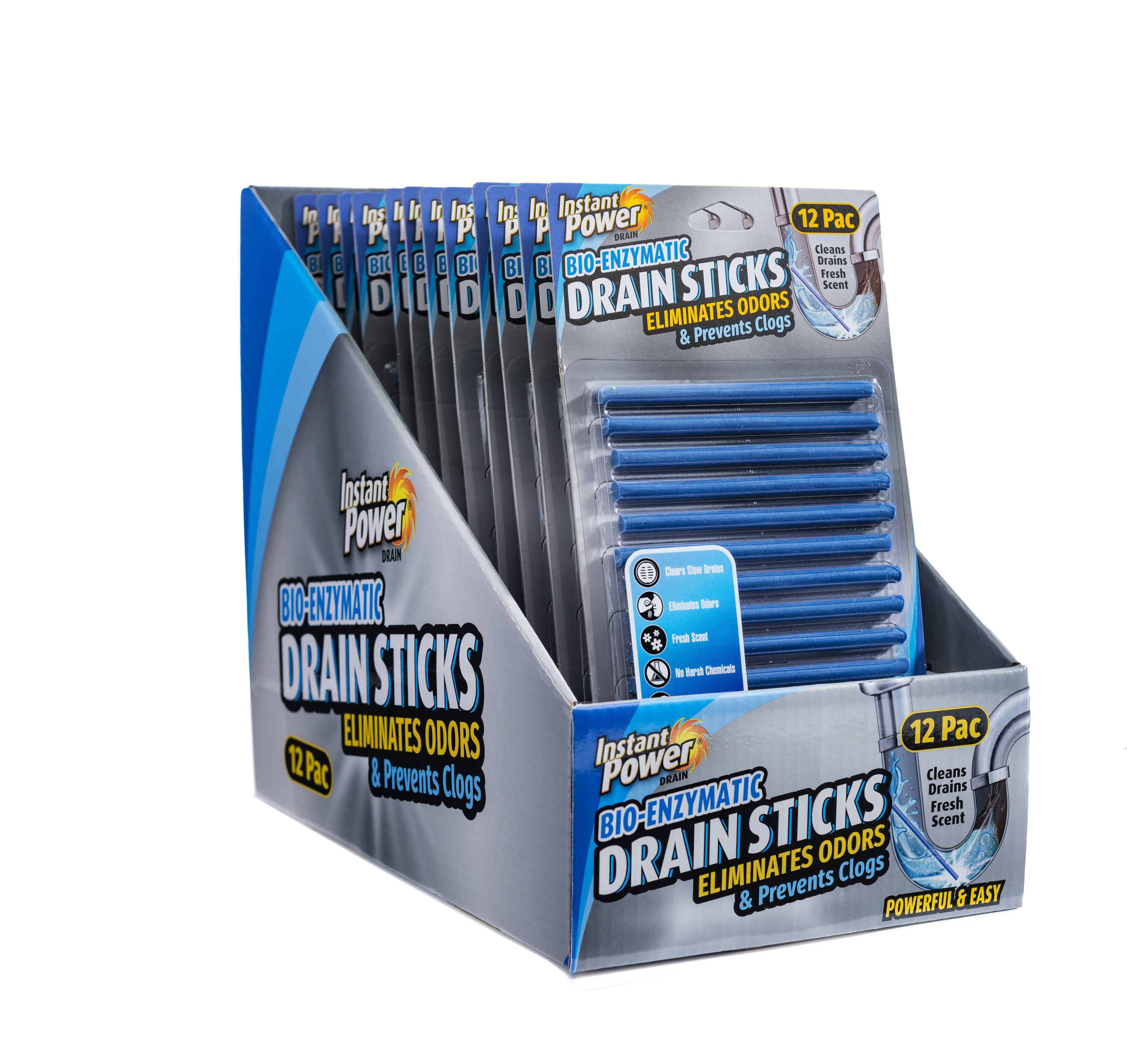 Ldr Industries 21-1/2 in. Drain Cling Stick, Easy-to-Clean