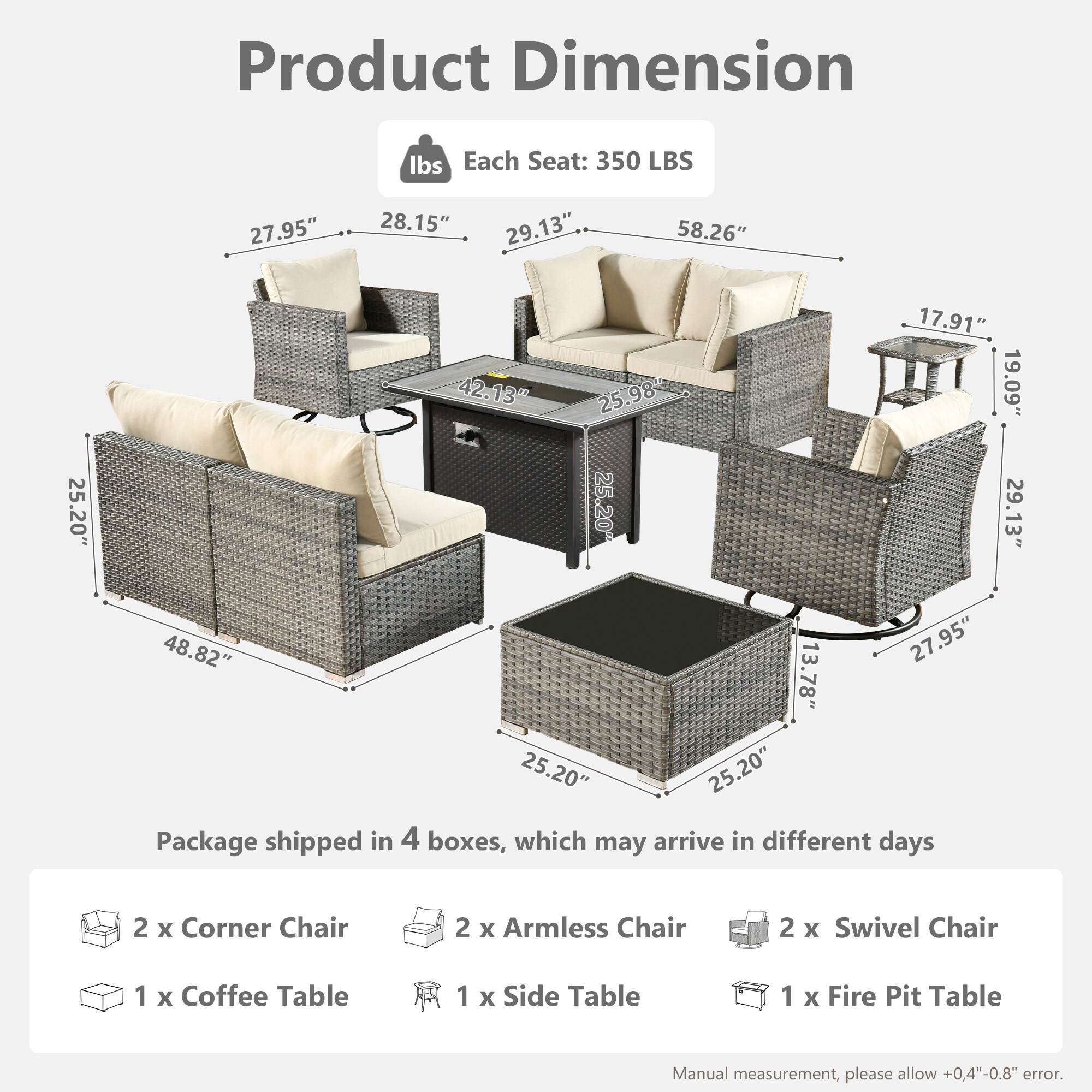 weaxty DDFPRRSGRS609 Patio-Sofas-Daybeds - View #7